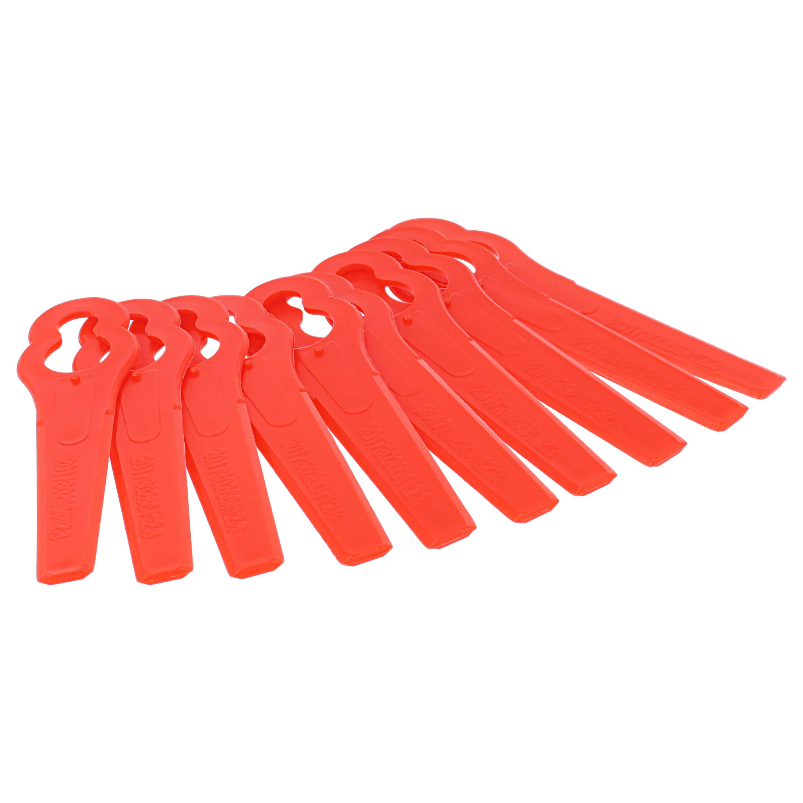 10x Lames remplace ALM BQ026 pour débroussailleuse – Couteaux plastique, Rot
