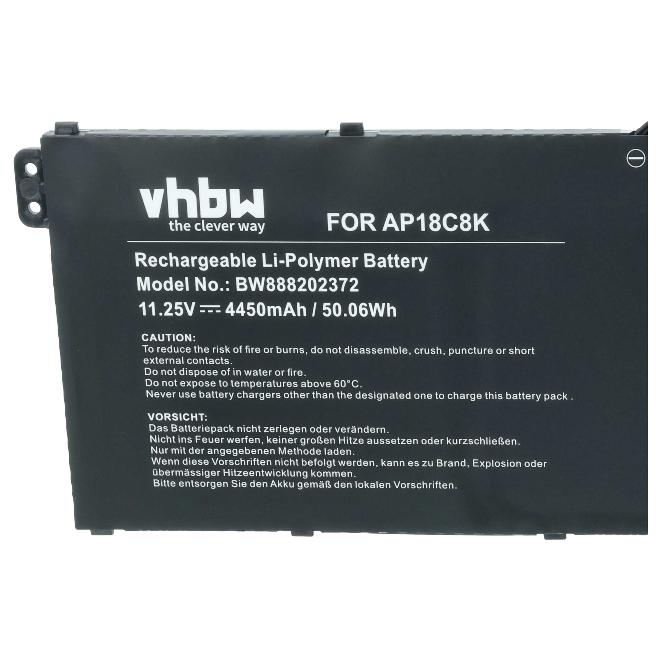 Akumulator do laptopa zamiennik Acer AP18C8K, 3INP5/82/70 - 4450 mAh 11,25 V LiPo