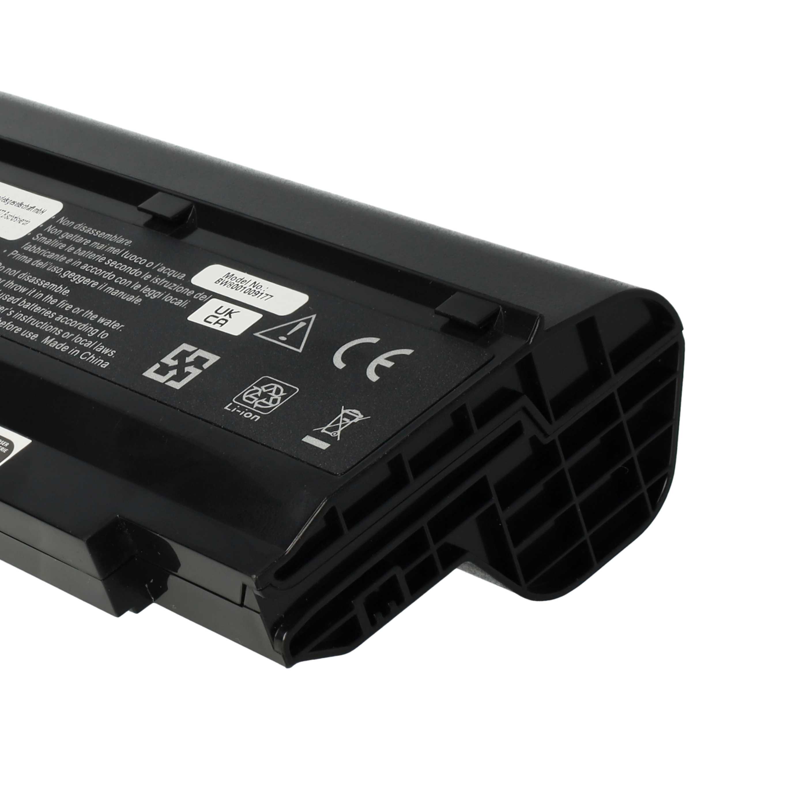 Notebook-Akku als Ersatz für Fujitsu Siemens DPK-CWXXXSYA4, DPK-CWXXXSYC6 - 4400mAh 14,4V Li-Ion, schwarz