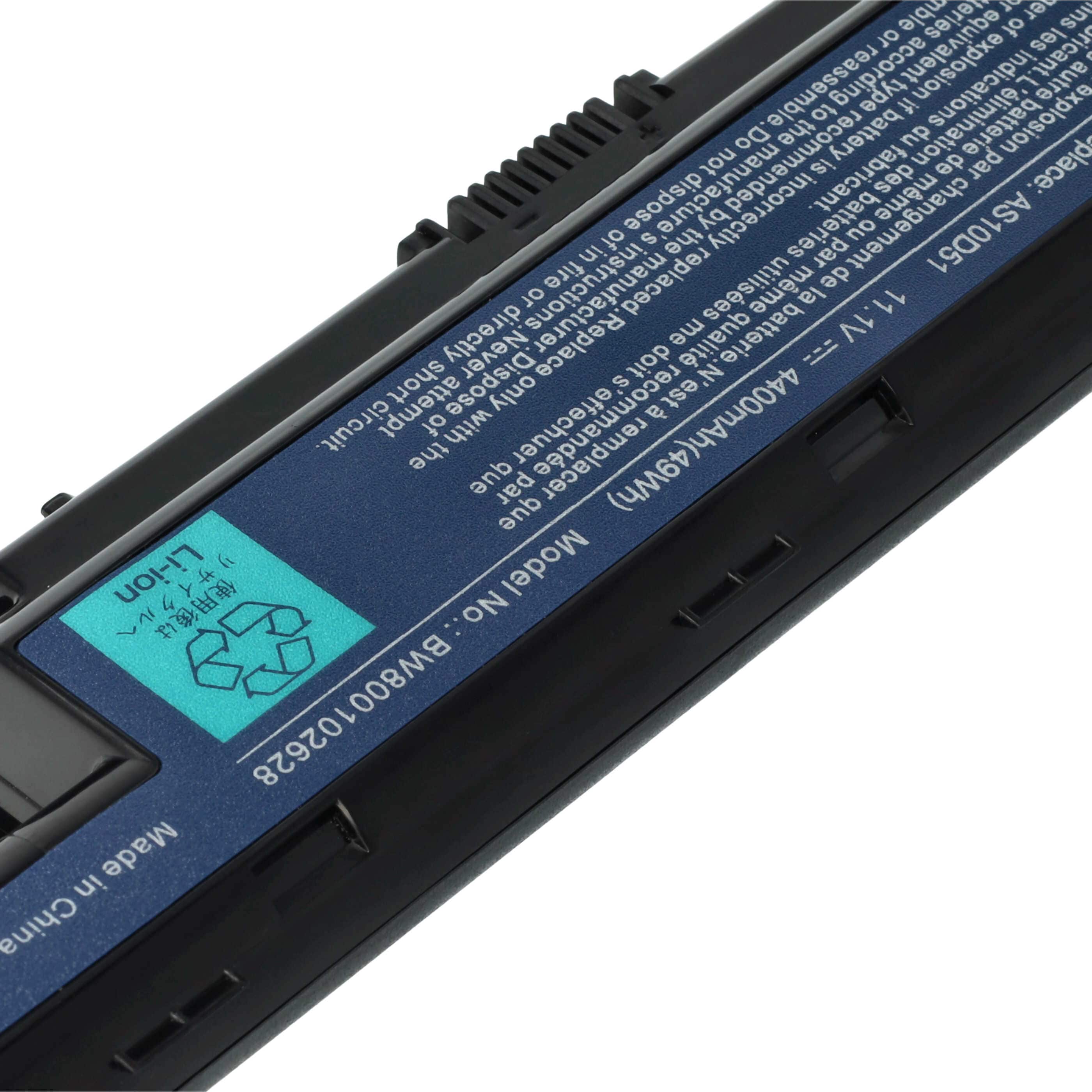 Akumulator do laptopa Acer Aspire 7741G, 7750G, V3-771G - 4400 mAh 11,1 V Li-Ion, czarny