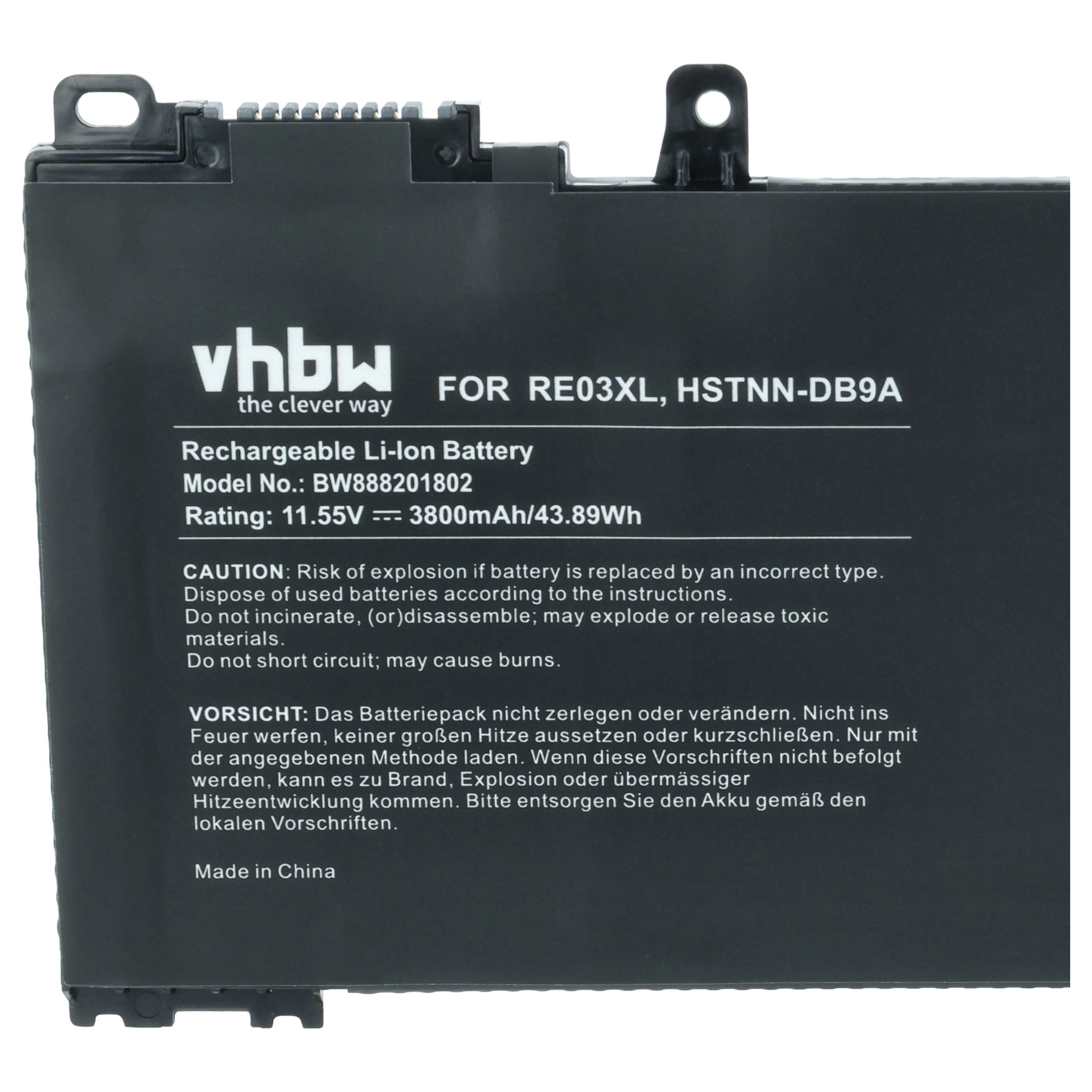 Akumulator do laptopa zamiennik HP HSTNN-UB7R, HSTNN-OB1C, HSTNN-DB9A, HSTNN-0B1C - 3800 mAh 11,55 V LiPo
