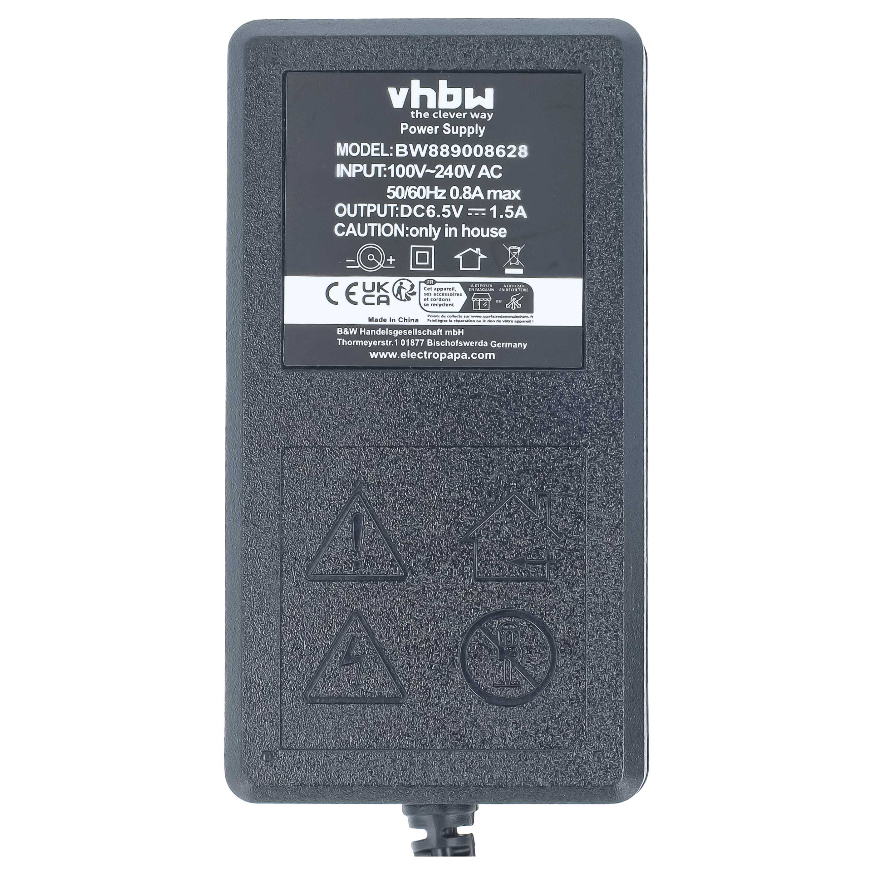 Netzteil für Gitarrenverstärker wie Blackstar FLY 3, ersetzt Blackstar PSU-1 FLY 3, 6.5 V, 1.5 A