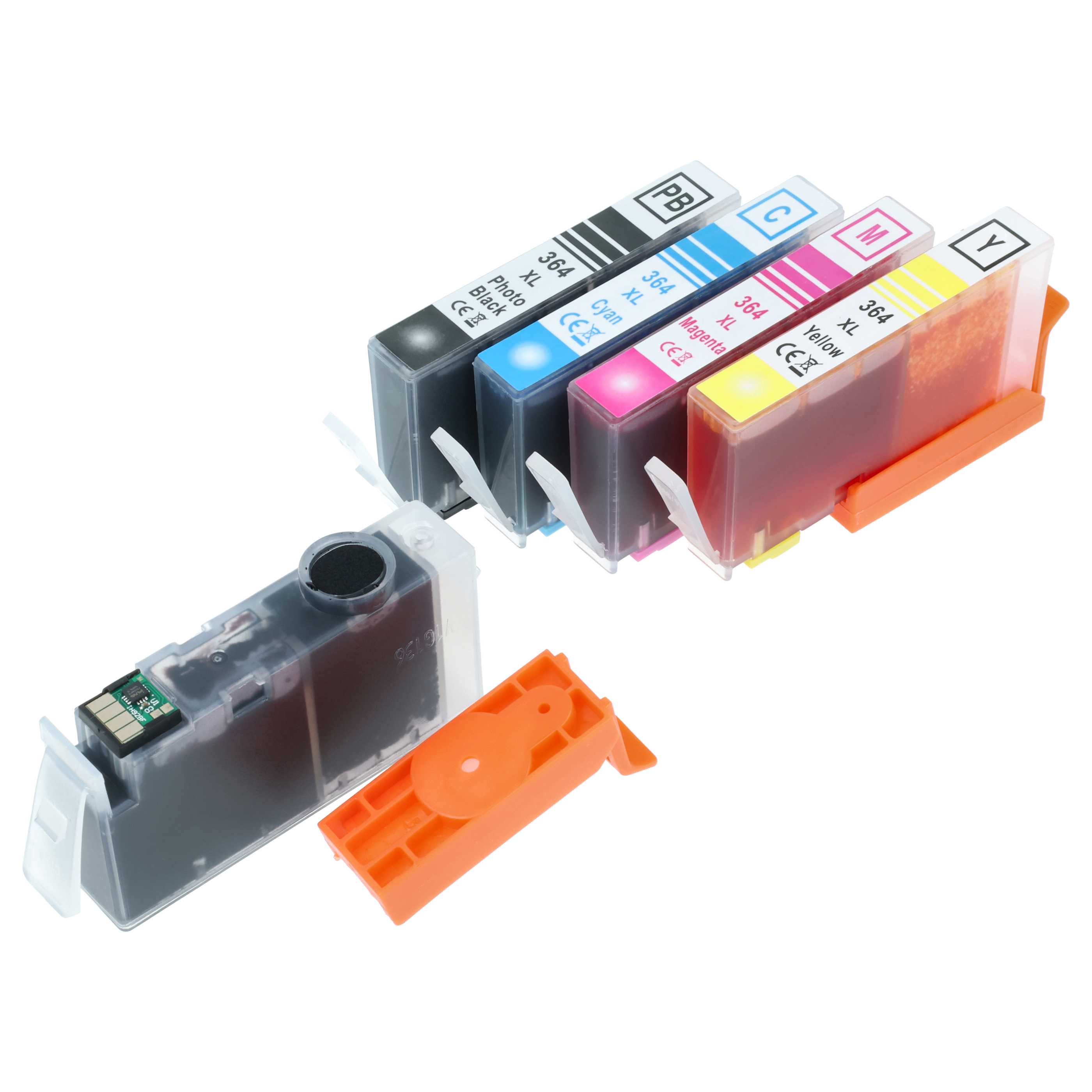 10x Set cartucce di inchiostro per stampante HP Deskjet - multicolore 108 ml + chip