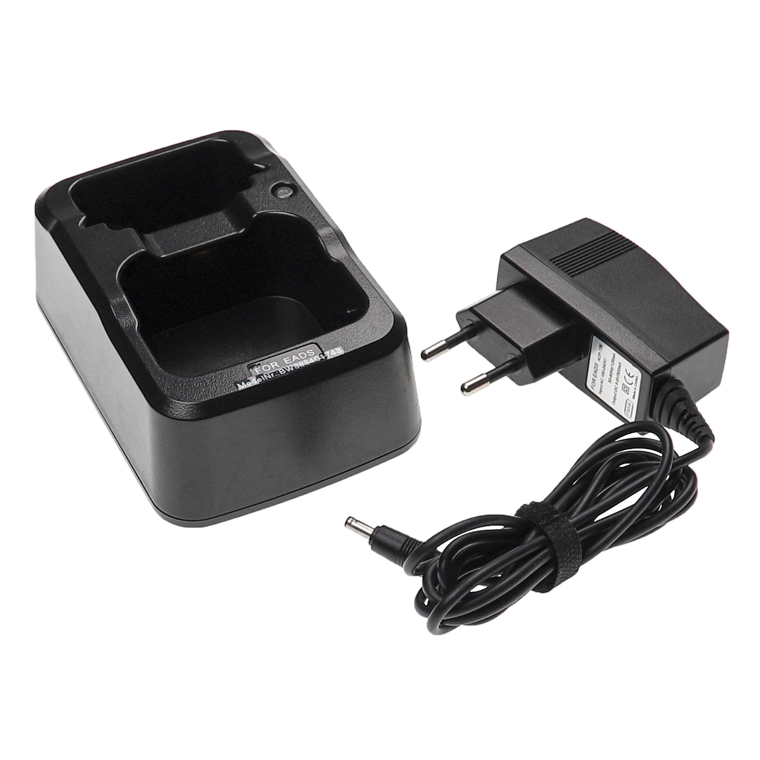 Charger + Mains Adapter Suitable for Airbus Radio Batteries - 4.8 V, 0.5 A