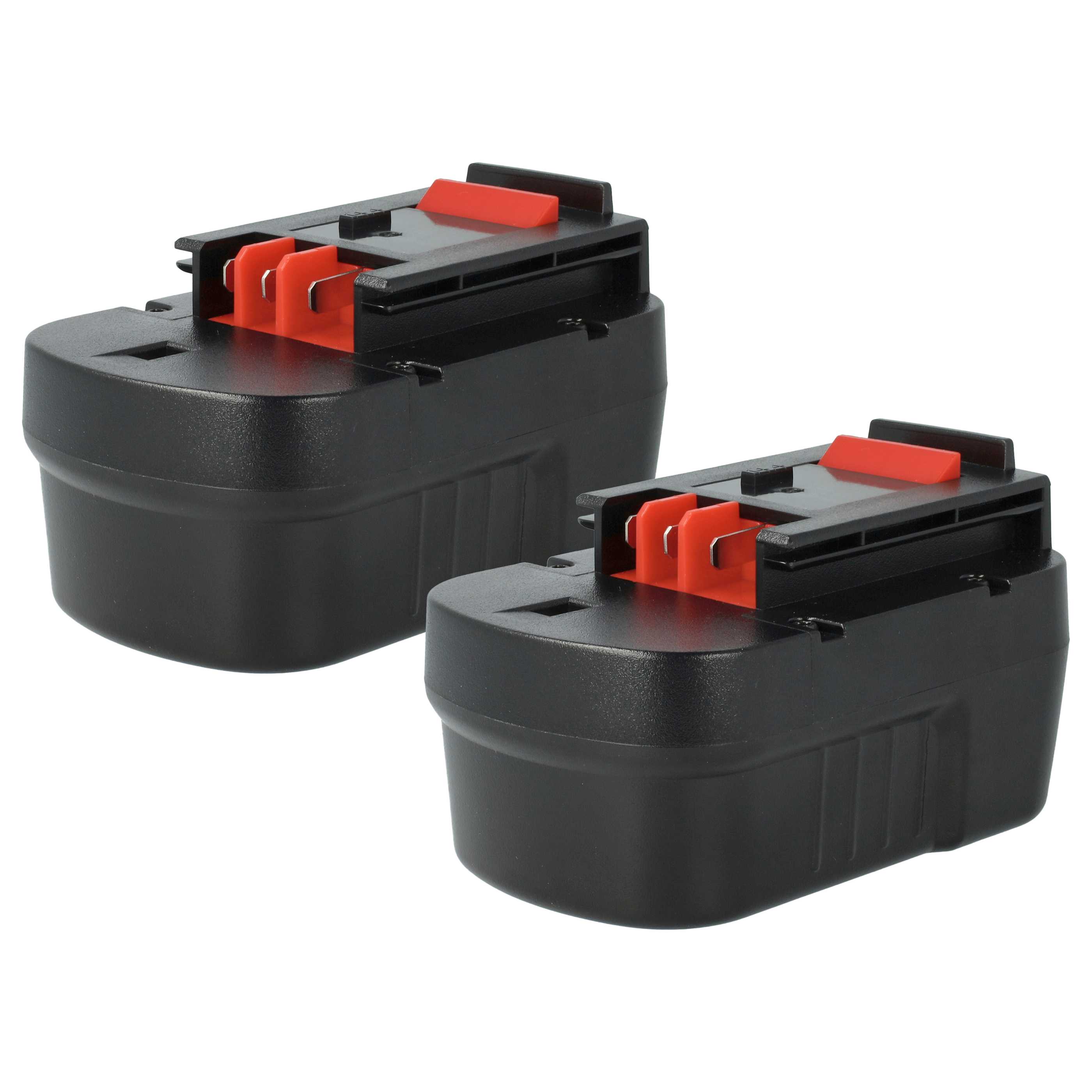 2x Battery replaces Black & Decker A14, 499936-34, 499936-35 Electric Power Tool - 3000 mAh, 14.4 V, NiMH