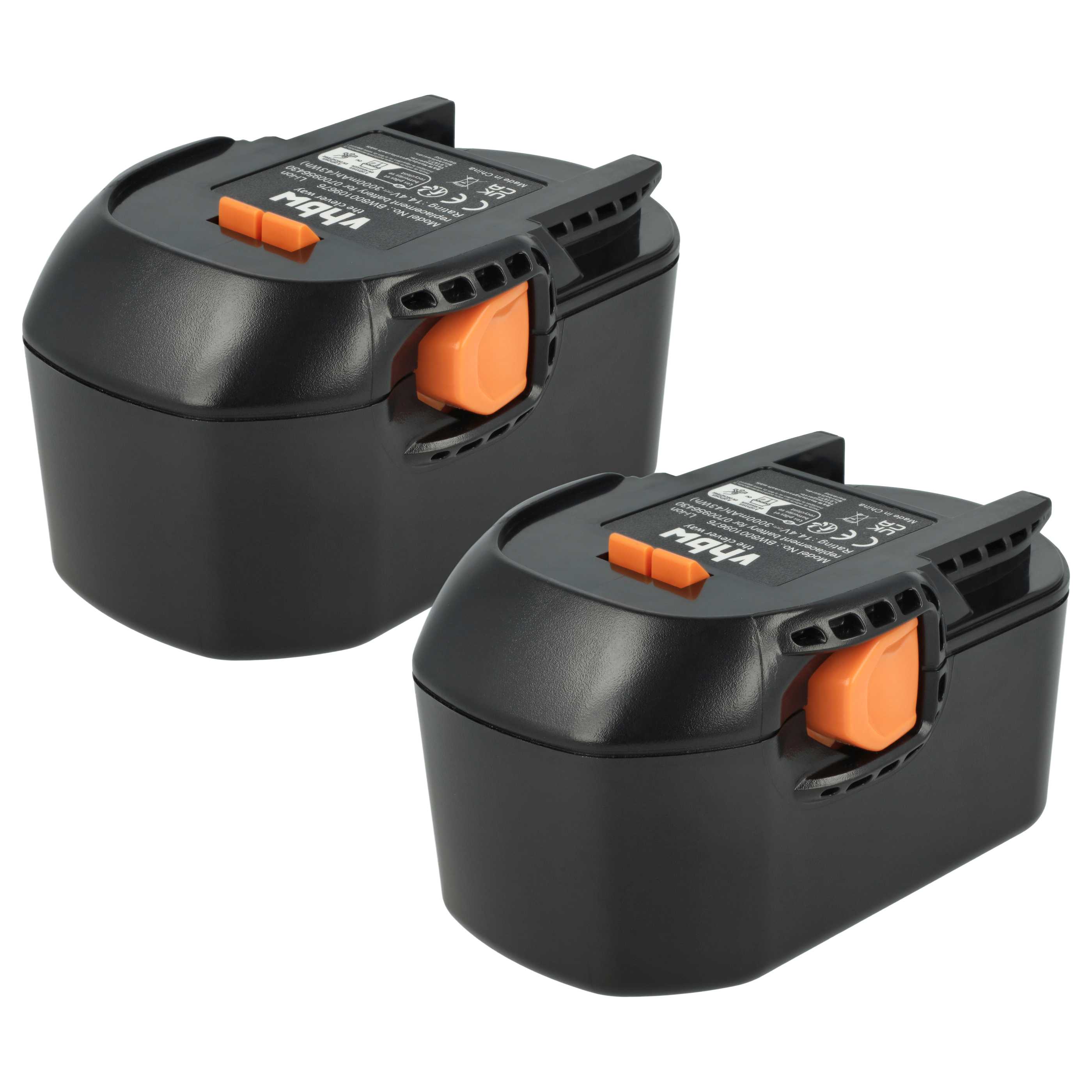 Batterie (2 pcs.) remplace 0700956430, 4932 352111, 4002395367641 outil électrique Fromm - 3Ah 14,4V Li-ion