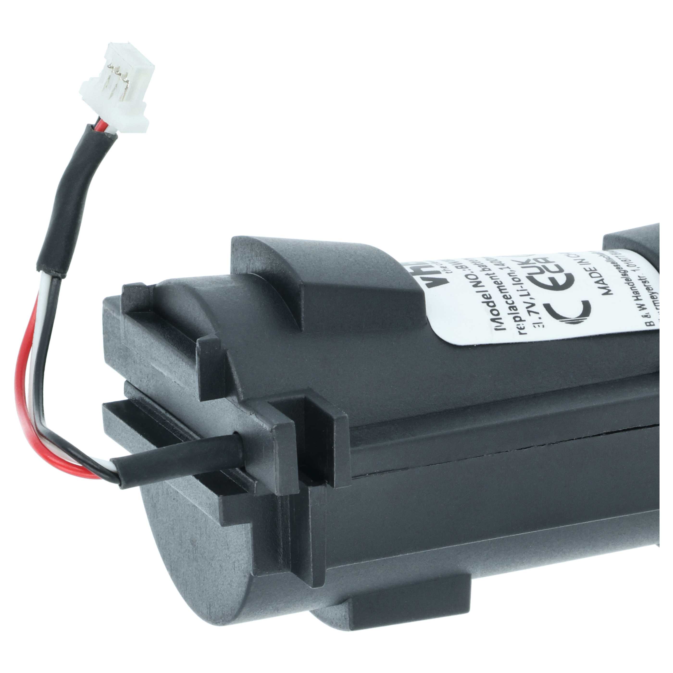 2x Batería reemplaza 46-00518, 00-06260A, 46-46870 para escáner código de barras (1400 mAh, 3,7 V, Li-Ion)