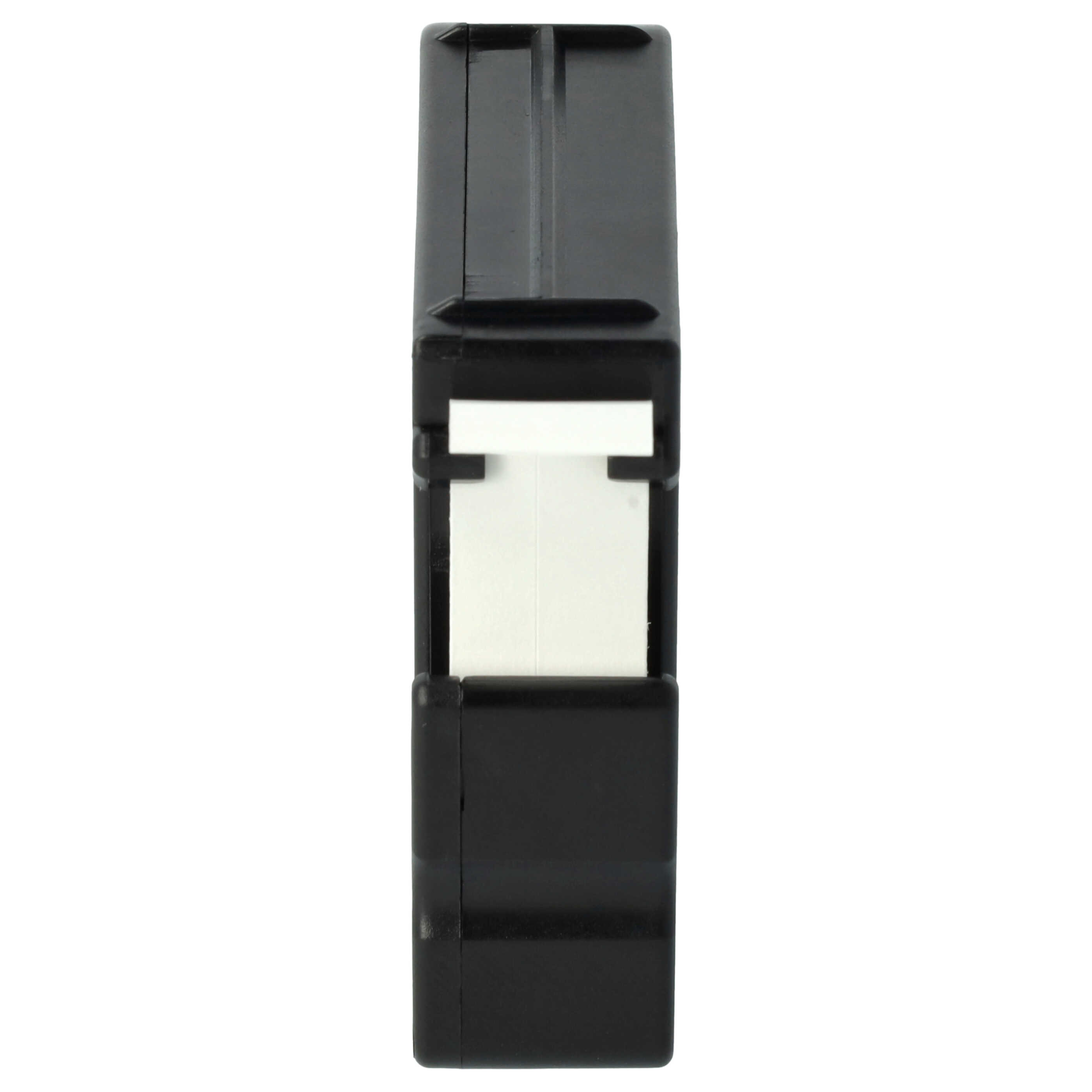 Label Tape as Replacement for Brother M-K231 - 12 mm Black to White