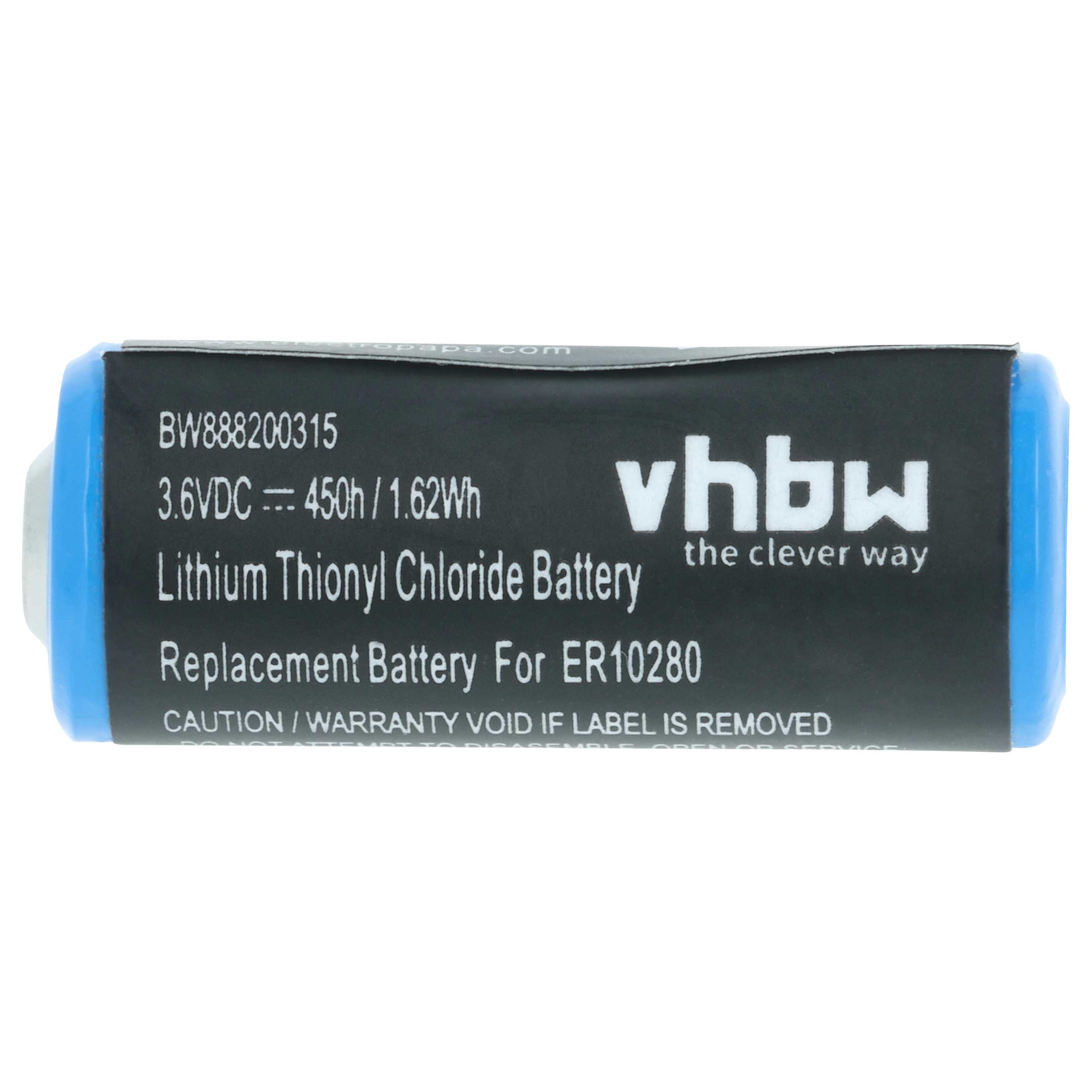 Bateria ER10280 - 450 mAh 3,6 V Li-SOCl2