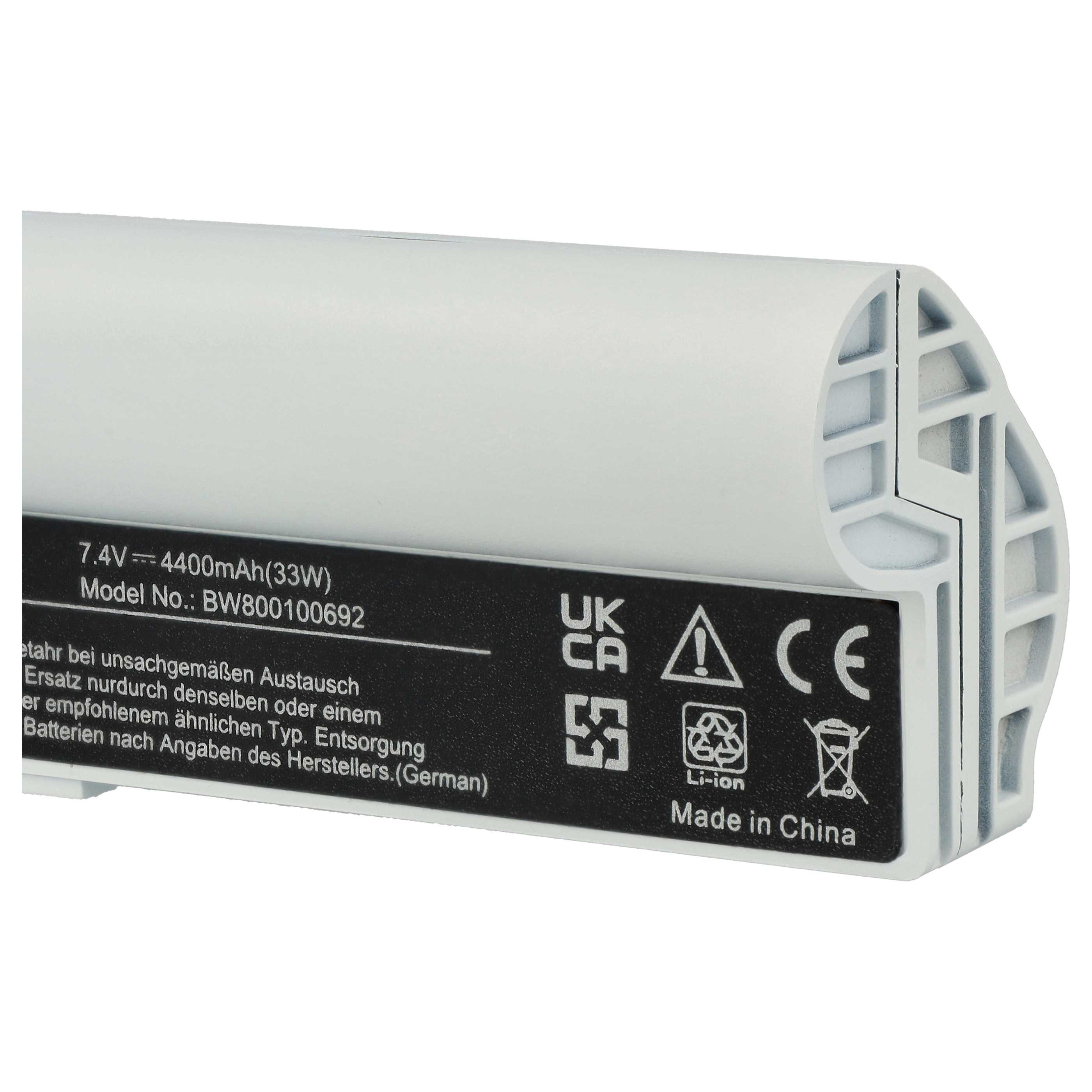 Akumulator do laptopa zamiennik Asus AL22-703 - 4400 mAh 7,4 V Li-Ion, biały