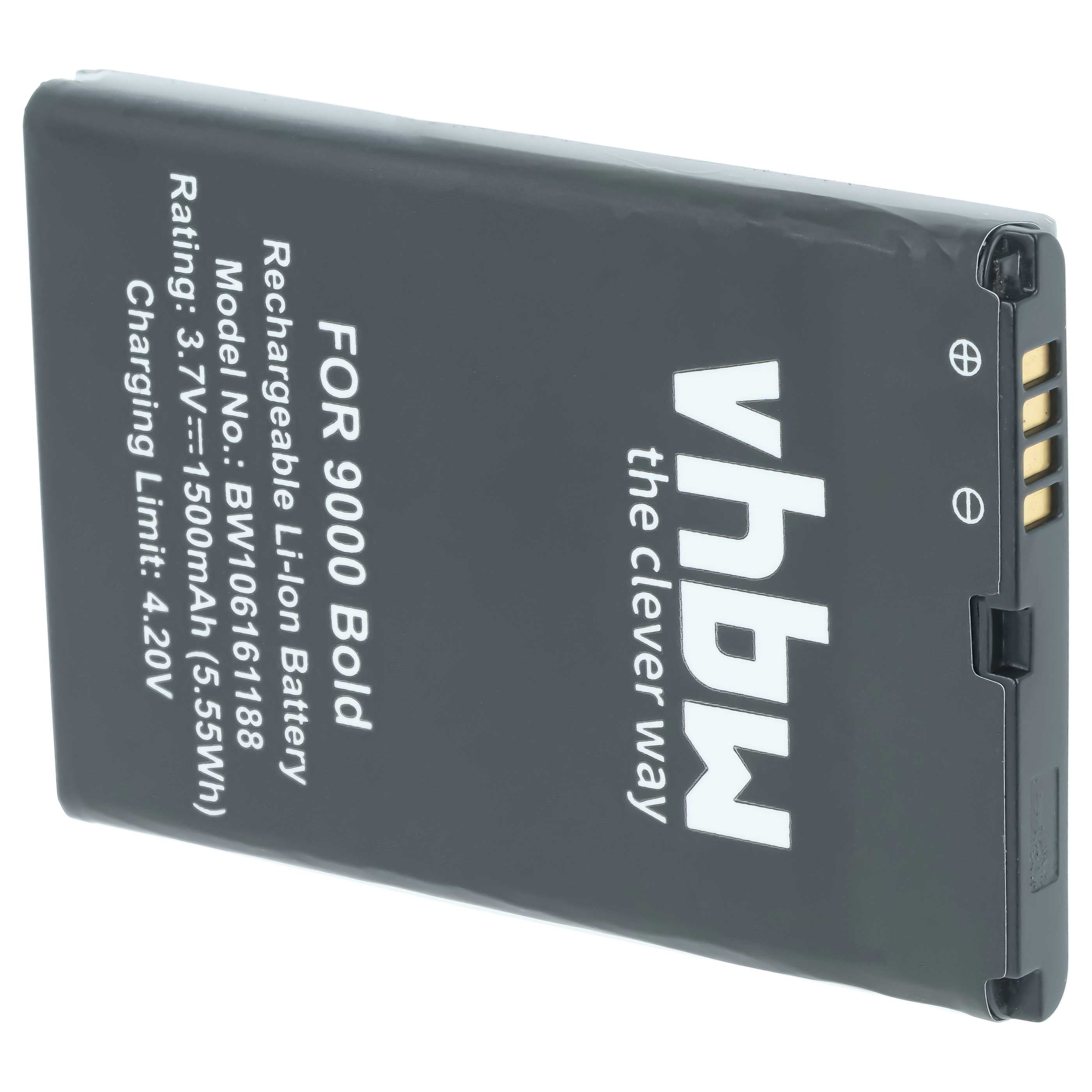 Akku als Ersatz für BlackBerry BAT-14392-001, M-S1, ACC14392-001 für Blackberry - 1500mAh 3,7V Li-Ion