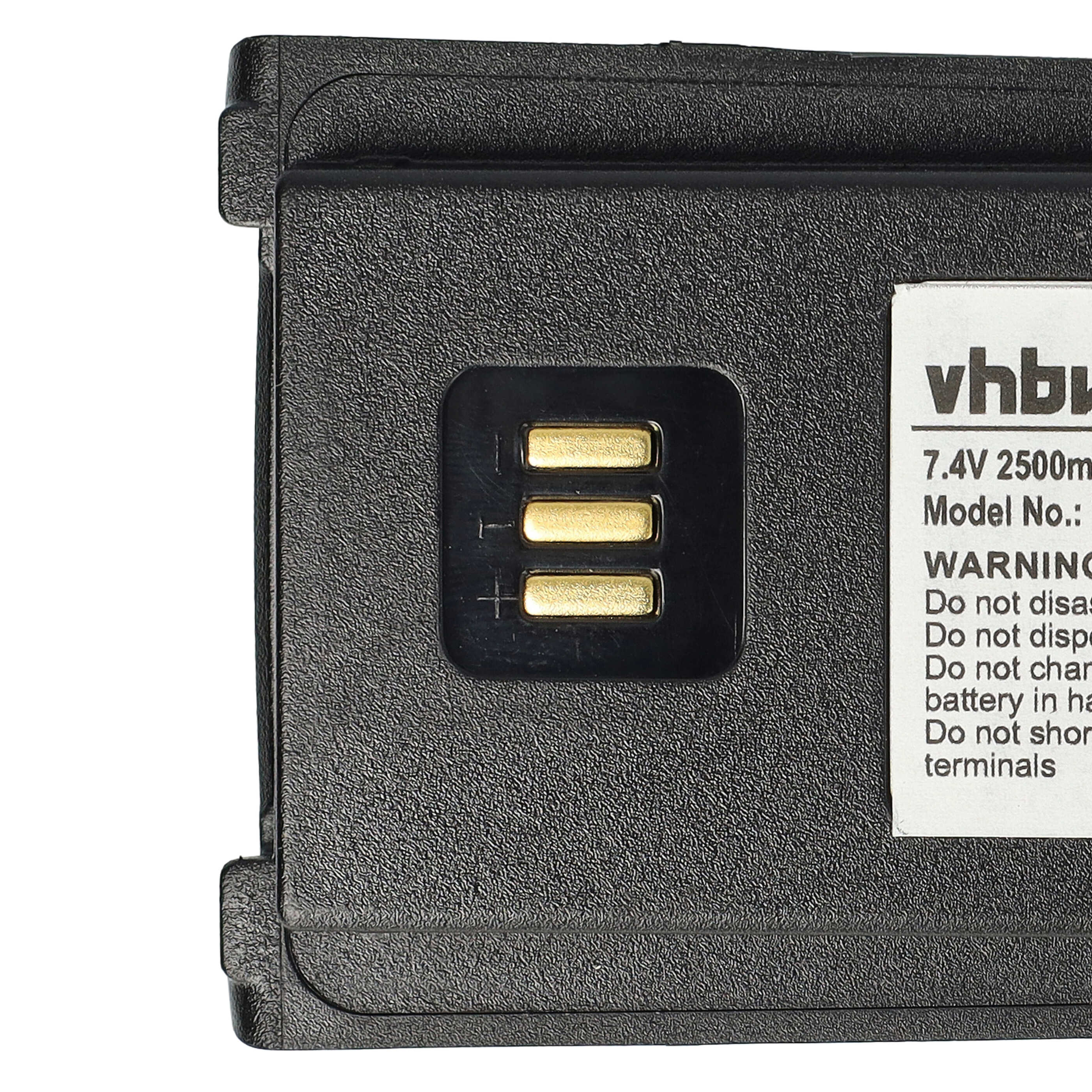 Radio Battery replaces Hyt BL2006Li, BL2008, BL2006, BL2503 - 2500 mAh 7.4 V Li-Ion