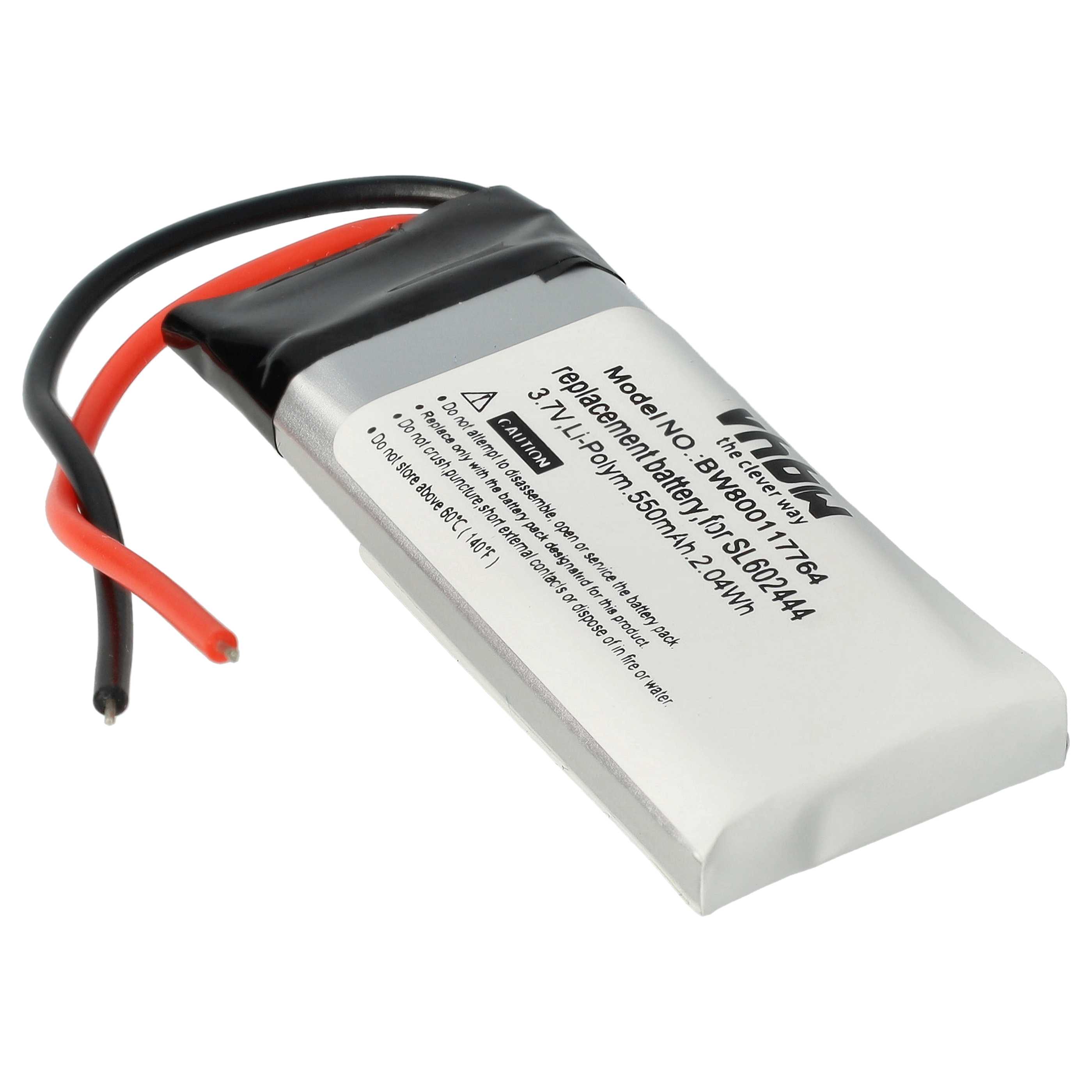 Munddusche-Akku als Ersatz für Philips SL602444 - 550mAh 3,7V Li-Polymer