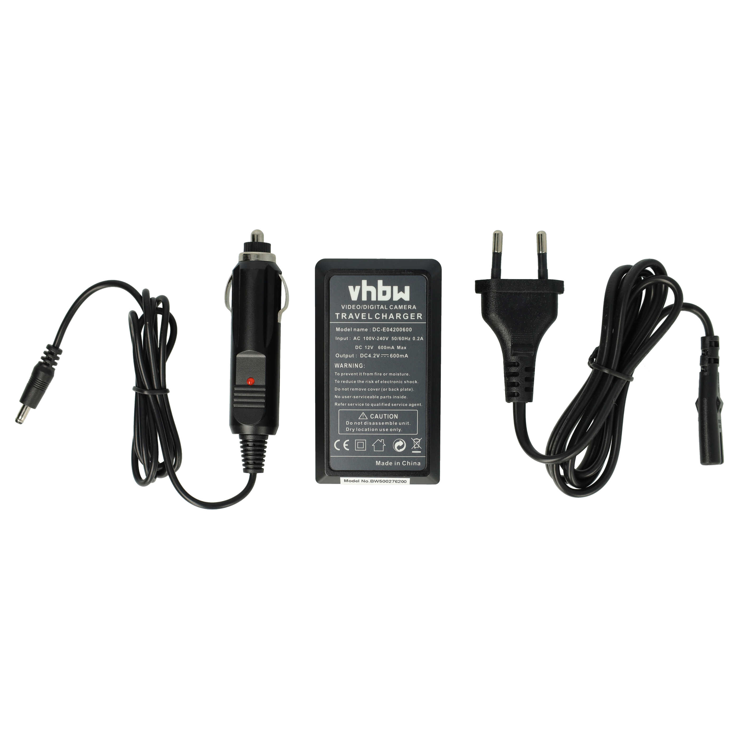 Battery Charger suitable for Optio X90 Camera etc. - 0.6 A, 4.2 V