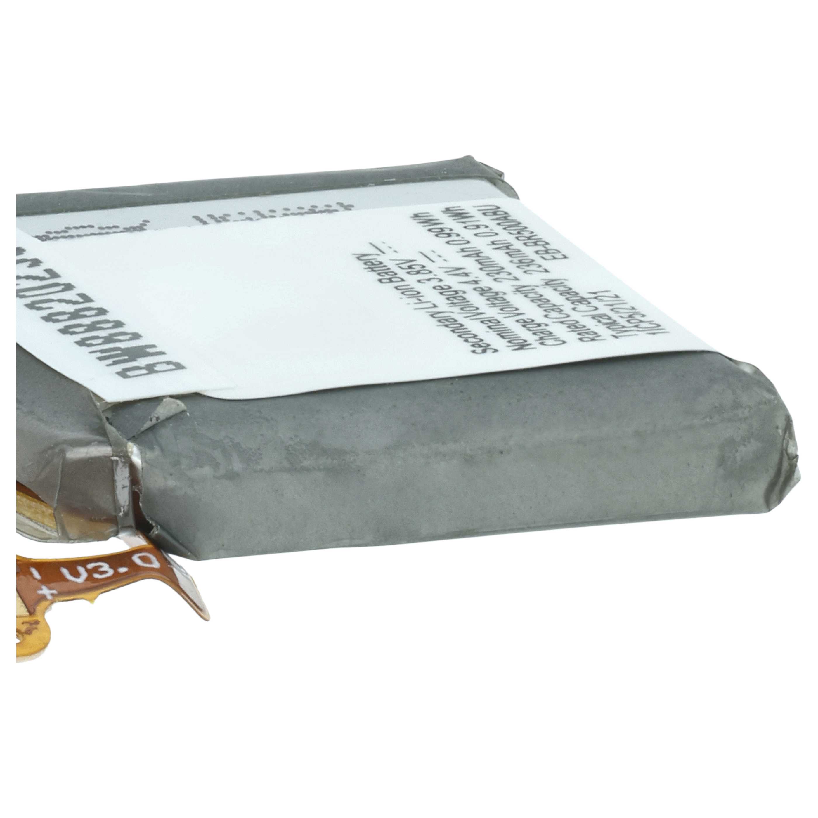 Smartwatch Battery replaces Samsung GH43-04922A, EB-BR500ABU - 230 mAh 3.85 V Li-polymer