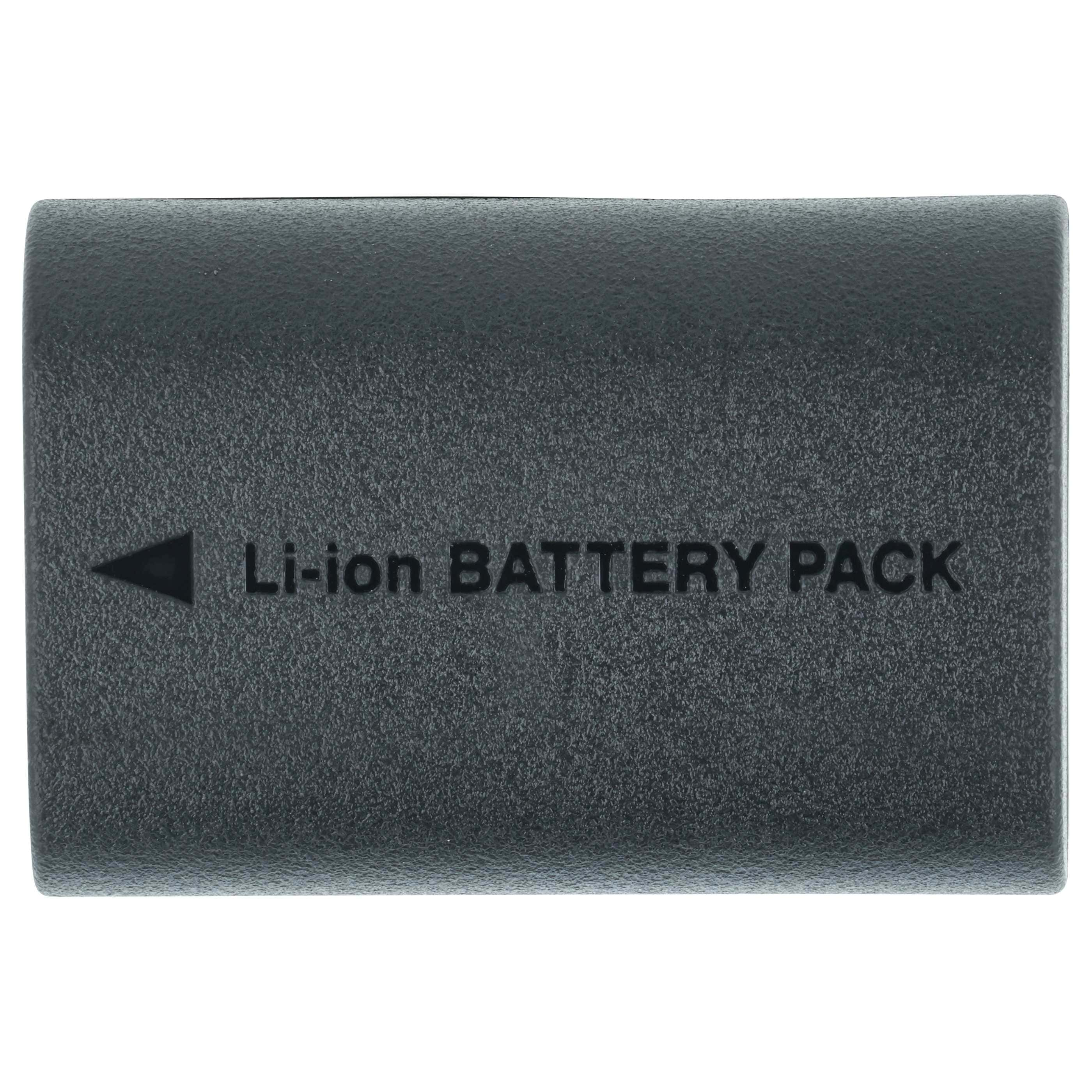 2x Battery replaces Canon LP-E6 - 1300mAh, 7.4V, Li-Ion with Info Chip