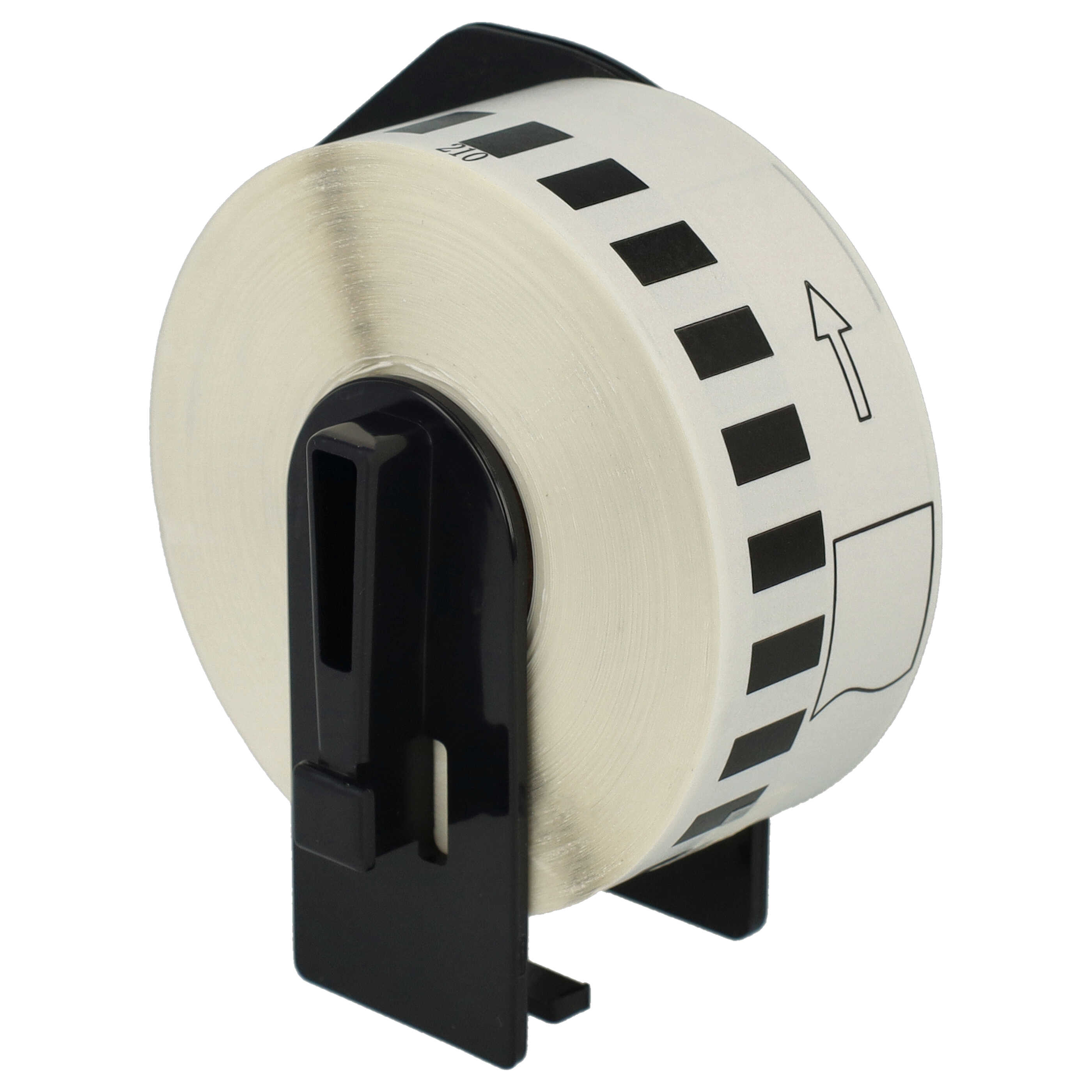 3x Label Roll replaces Brother DK-22210 Labeller - 29 mm x 30.48 m + Holder