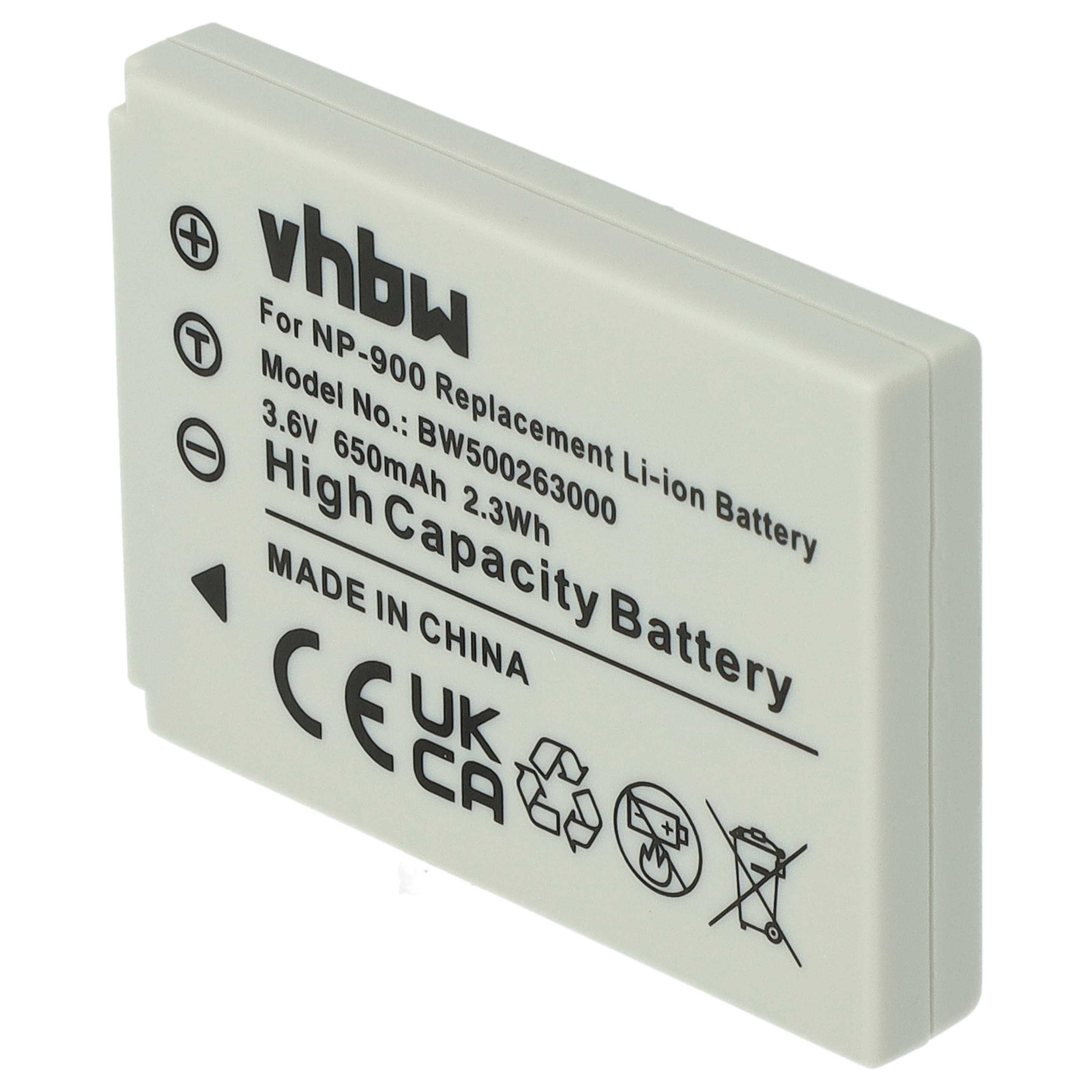 2x Batteries remplace Avant BATS4 pour appareil photo TCM- 650mAh 3,6V Li-ion