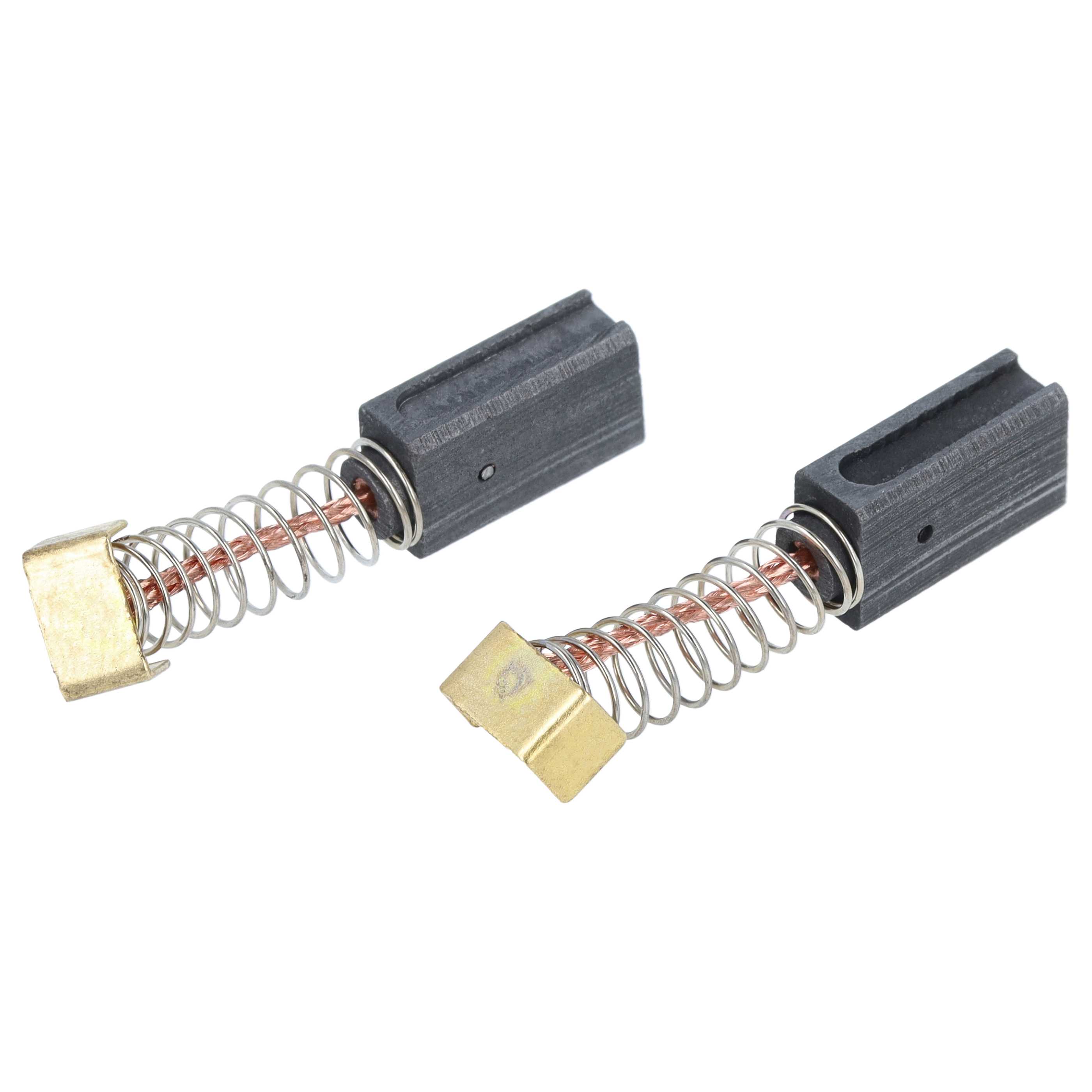Kohlebürsten (2 Stück) für Parkside PBH 1500 A1, u.a., ersetzt K495098100, 14.2*7.86*4.9 mm, Auto-Stopp-Funktion