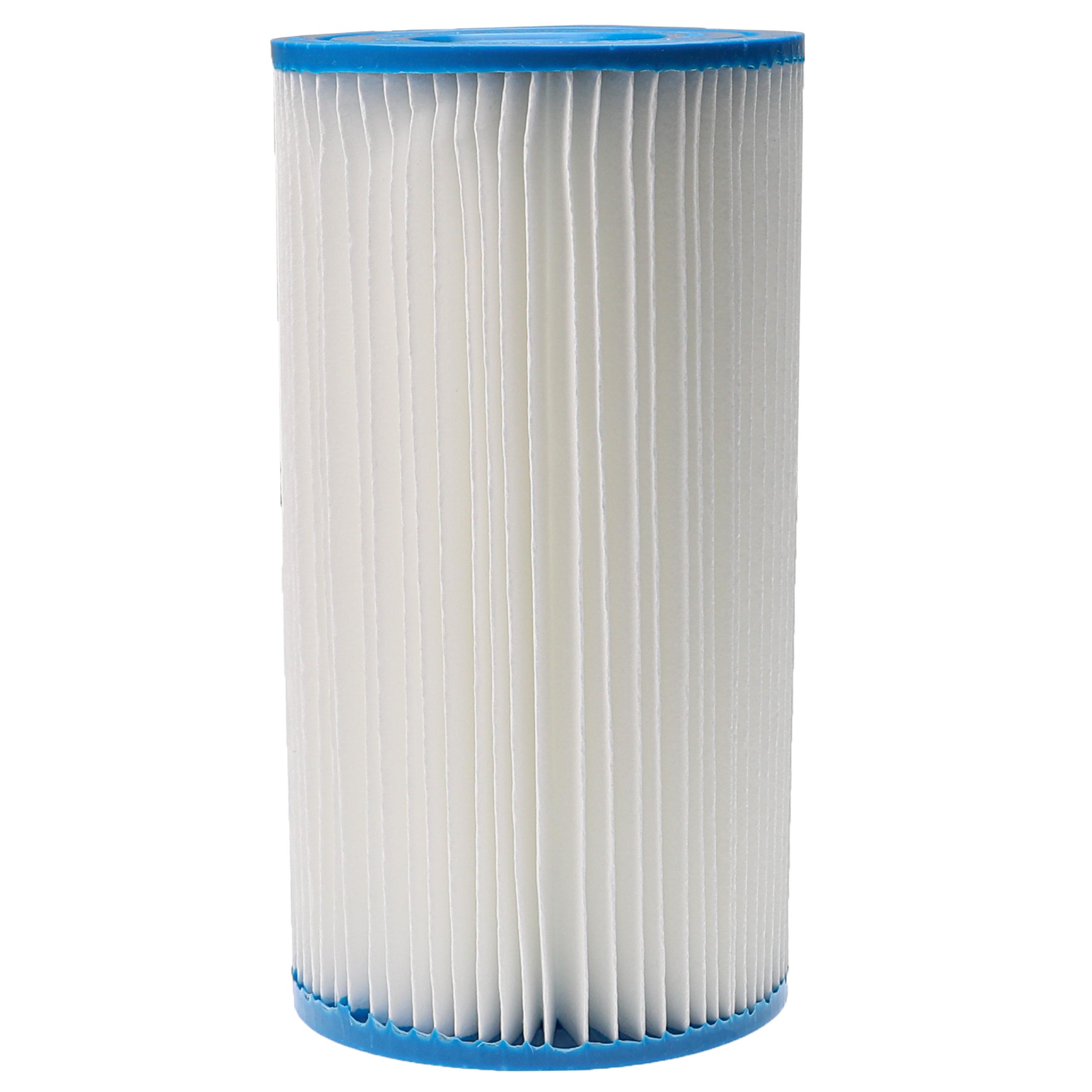 Cartucho de filtro reemplaza Intex filtro tipo A para bomba de filtración - blanco / azul