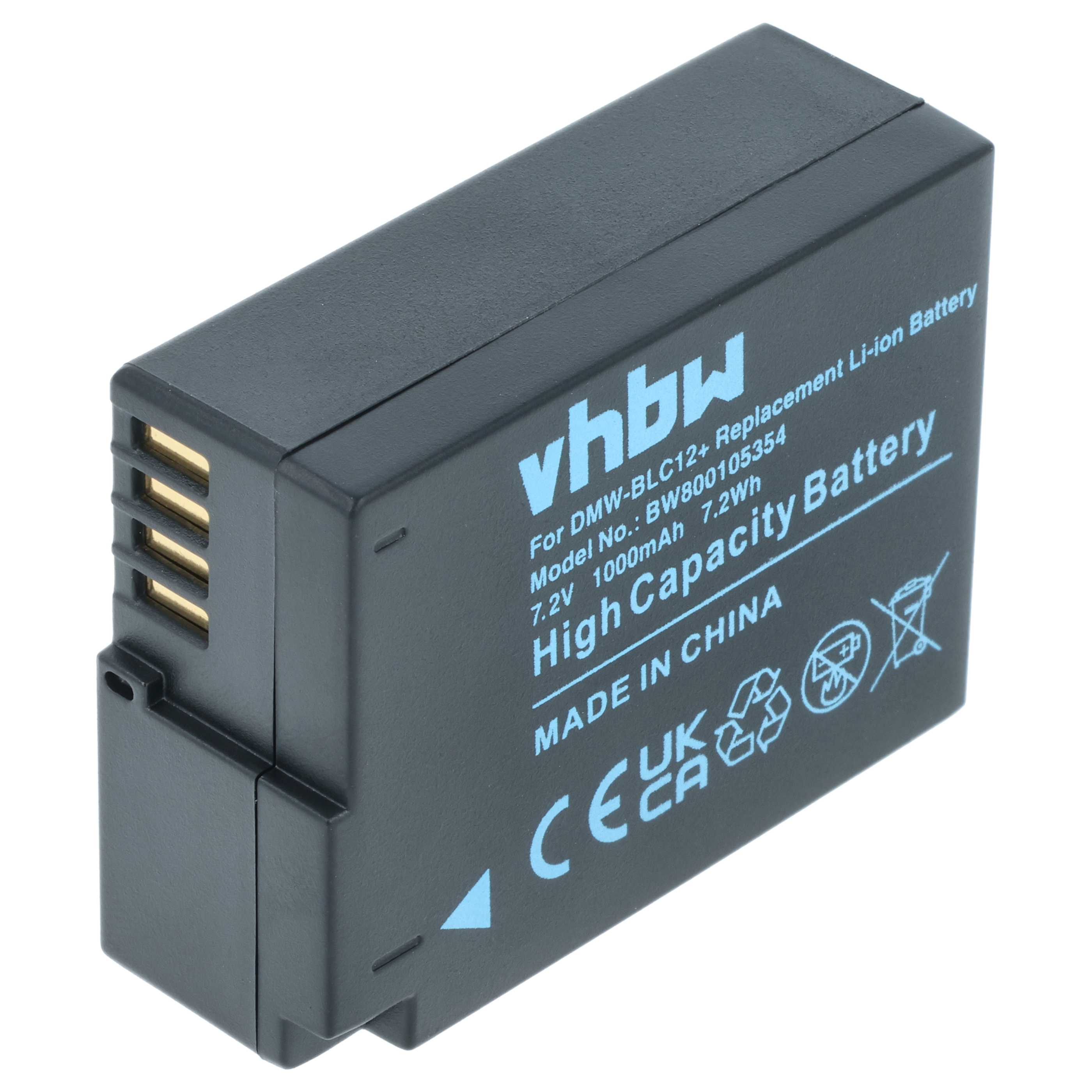 Battery Replacement for Leica BP-DC12 - 1000mAh, 7.2V, Li-Ion with Info Chip