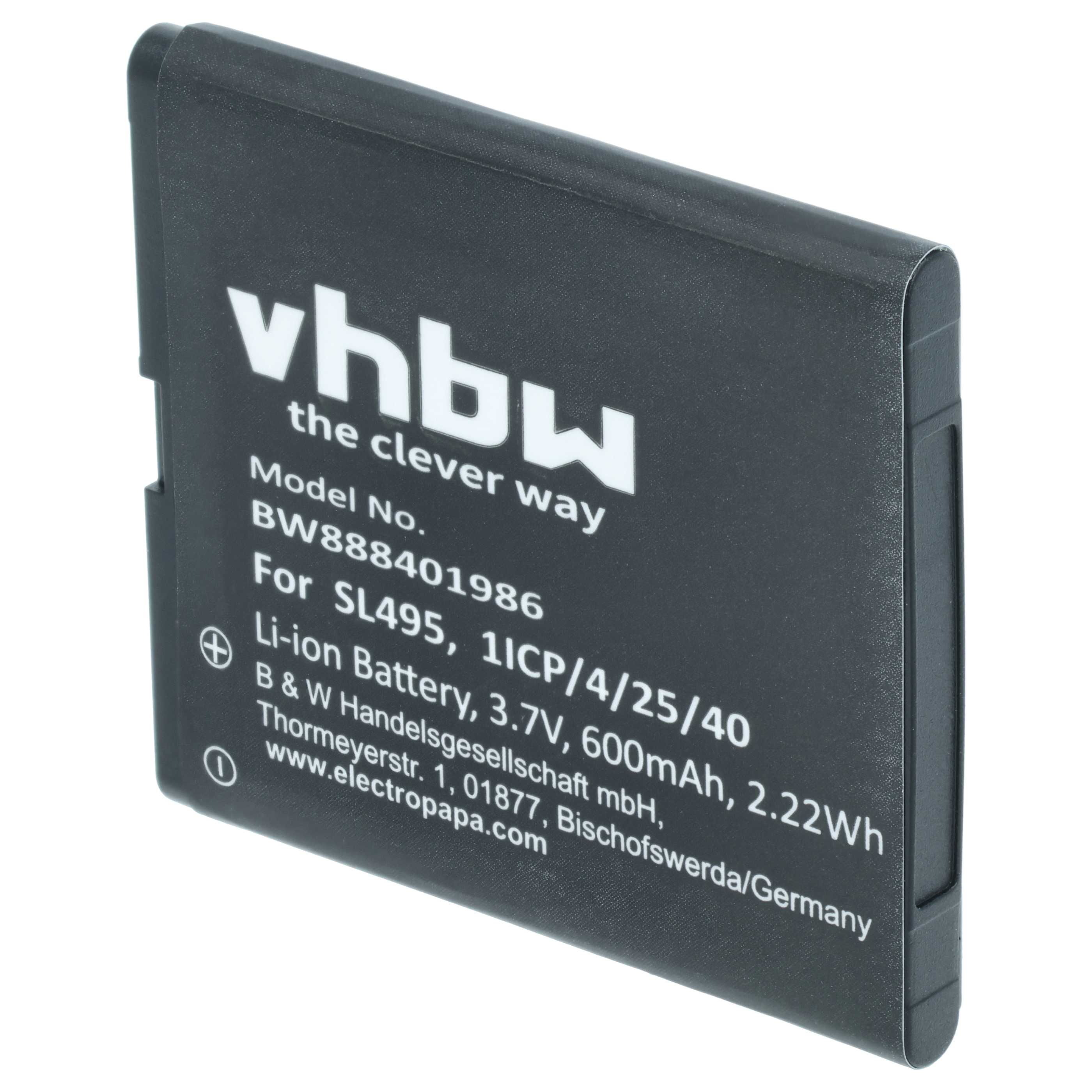 Akumulator do telefonu dla seniora zamiennik Bea-fon 1ICP/4/25/40 - 600 mAh 3,7 V Li-Ion