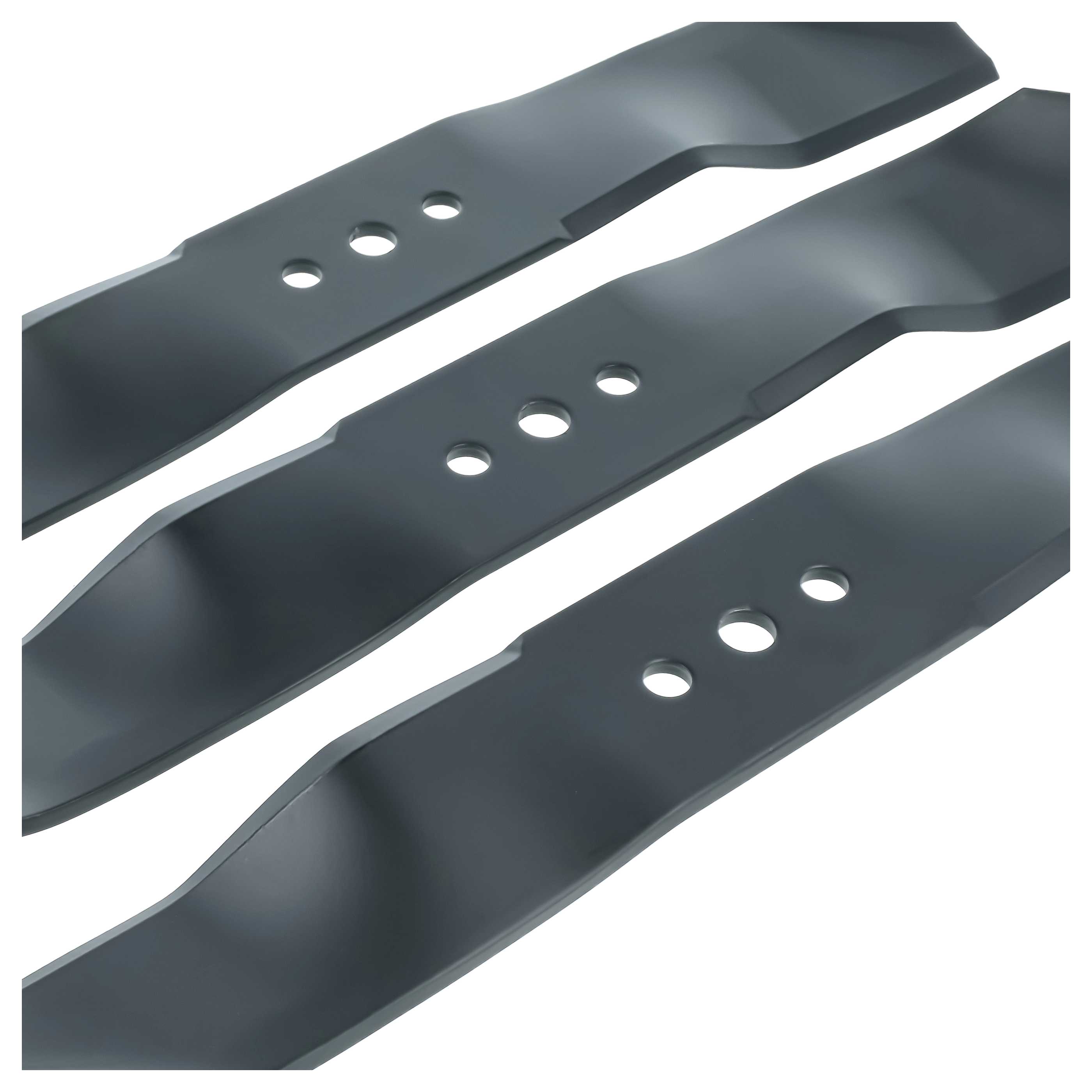 3x Nożyki do kosiarki Husqvarna Rider R213, R214, R215, R216, R316, R318, R320 AWD - stal powlekana, czarny