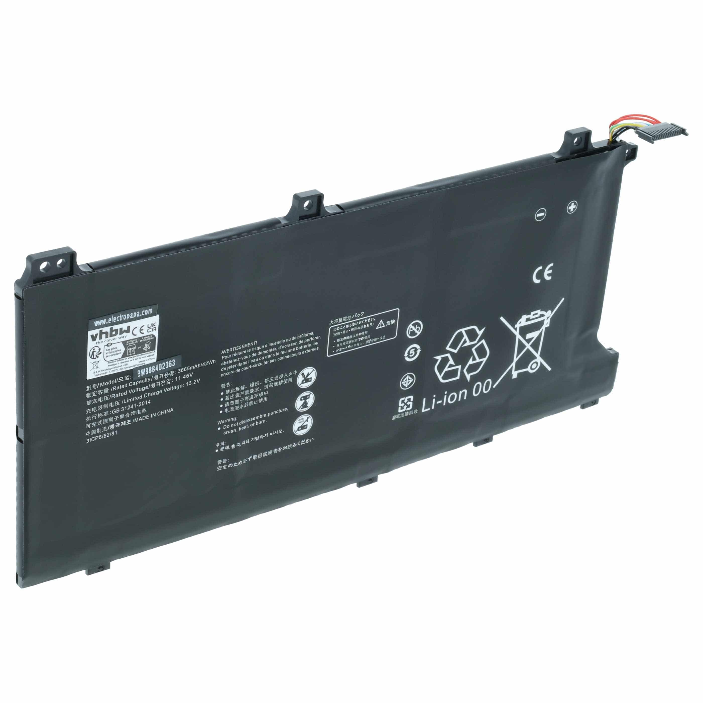 Akumulator do laptopa zamiennik Huawei HB4692J5ECW-31 - 3600 mAh 11,46 V LiPo