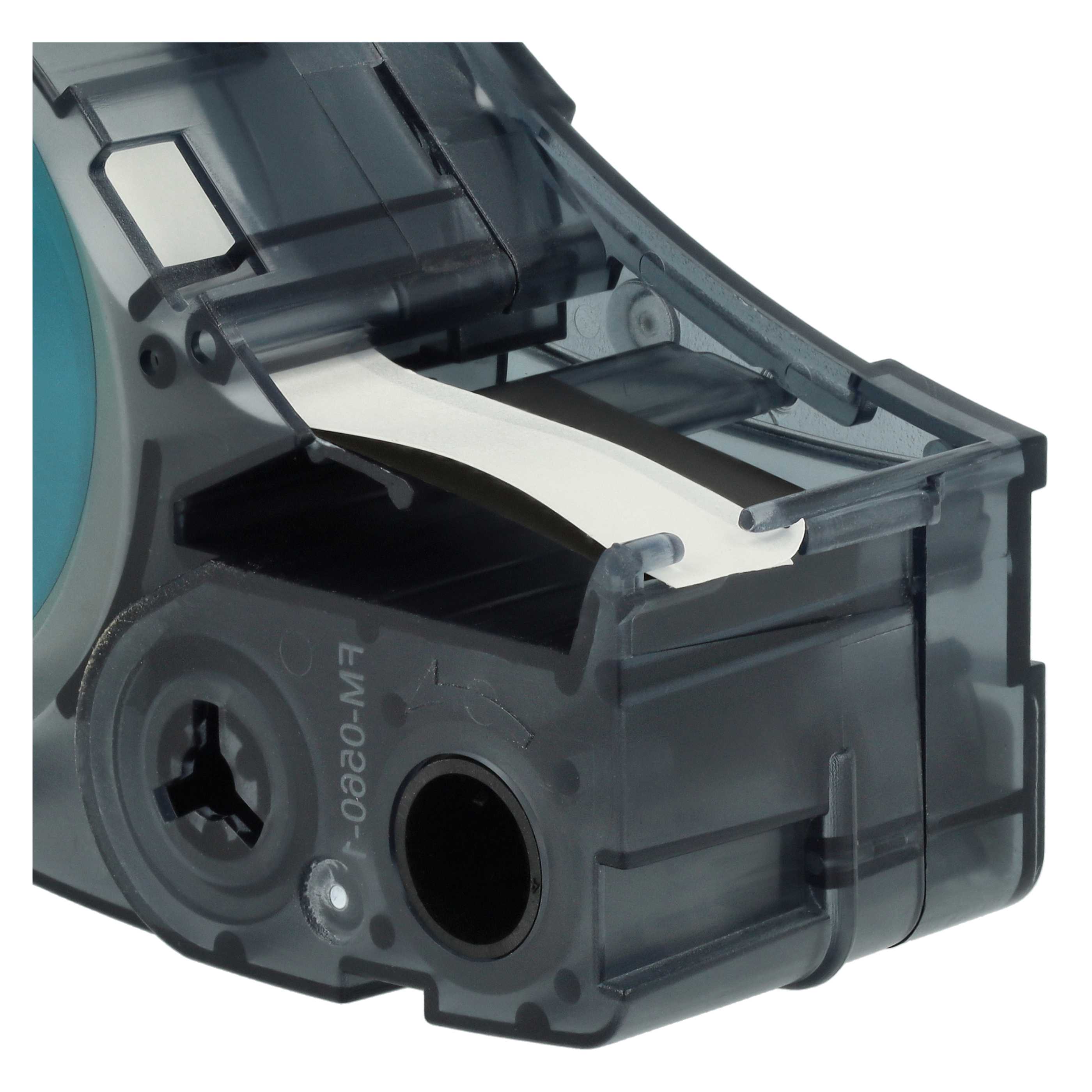 5x Cassetta nastro sostituisce Brady M21-375-7425 per etichettatrice Brady 9,5mm nero su bianco, polipropilene