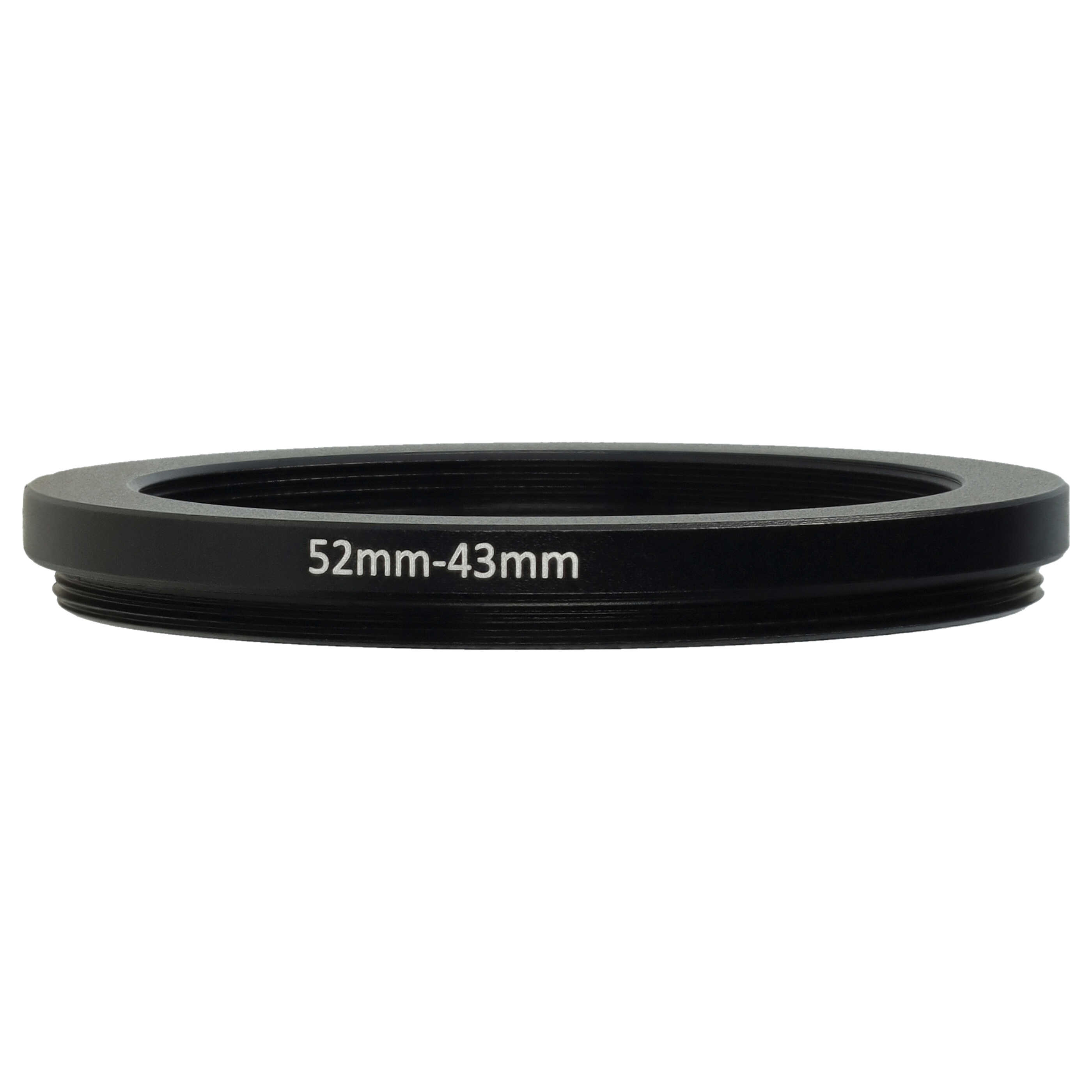 Step-Down Ring Adapter from 52 mm to 43 mm for various Camera Lenses
