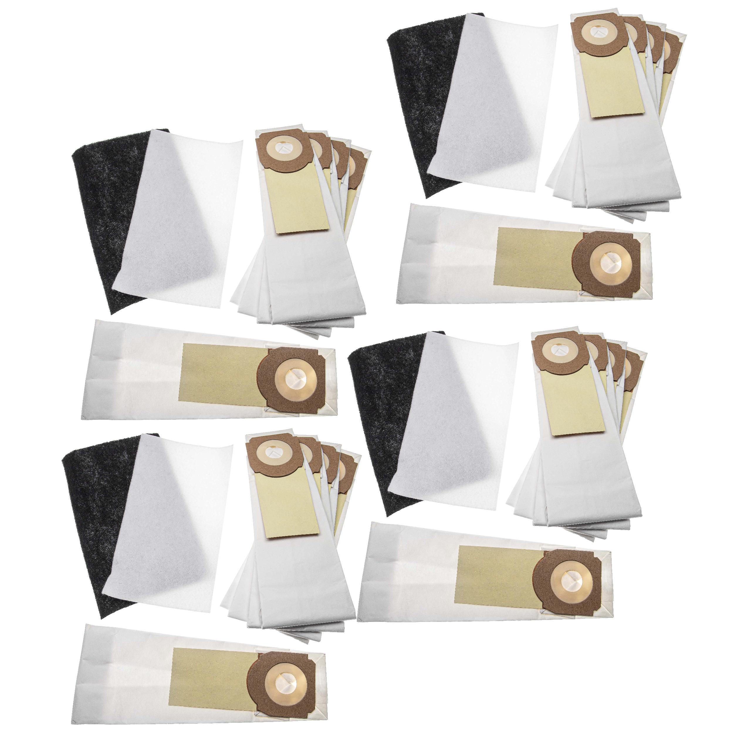 Kit filtre + sac 28 pcs (papier) remplace Hoover H59, 35600279 pour aspirateur Hoover