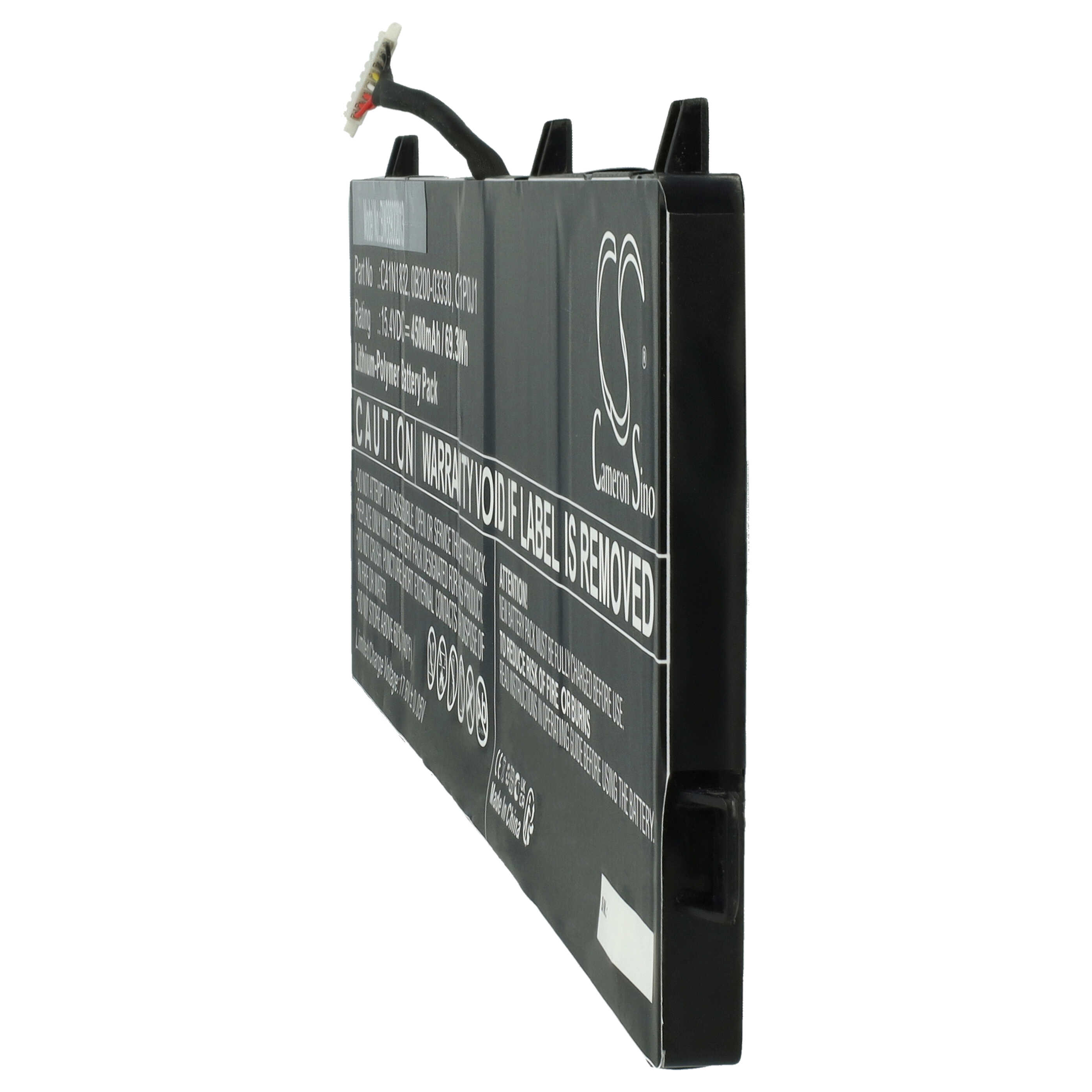 Akumulator do laptopa zamiennik Asus 0B200-03330, 0B200-03330100 - 4500 mAh 15,4 V LiPo, czarny