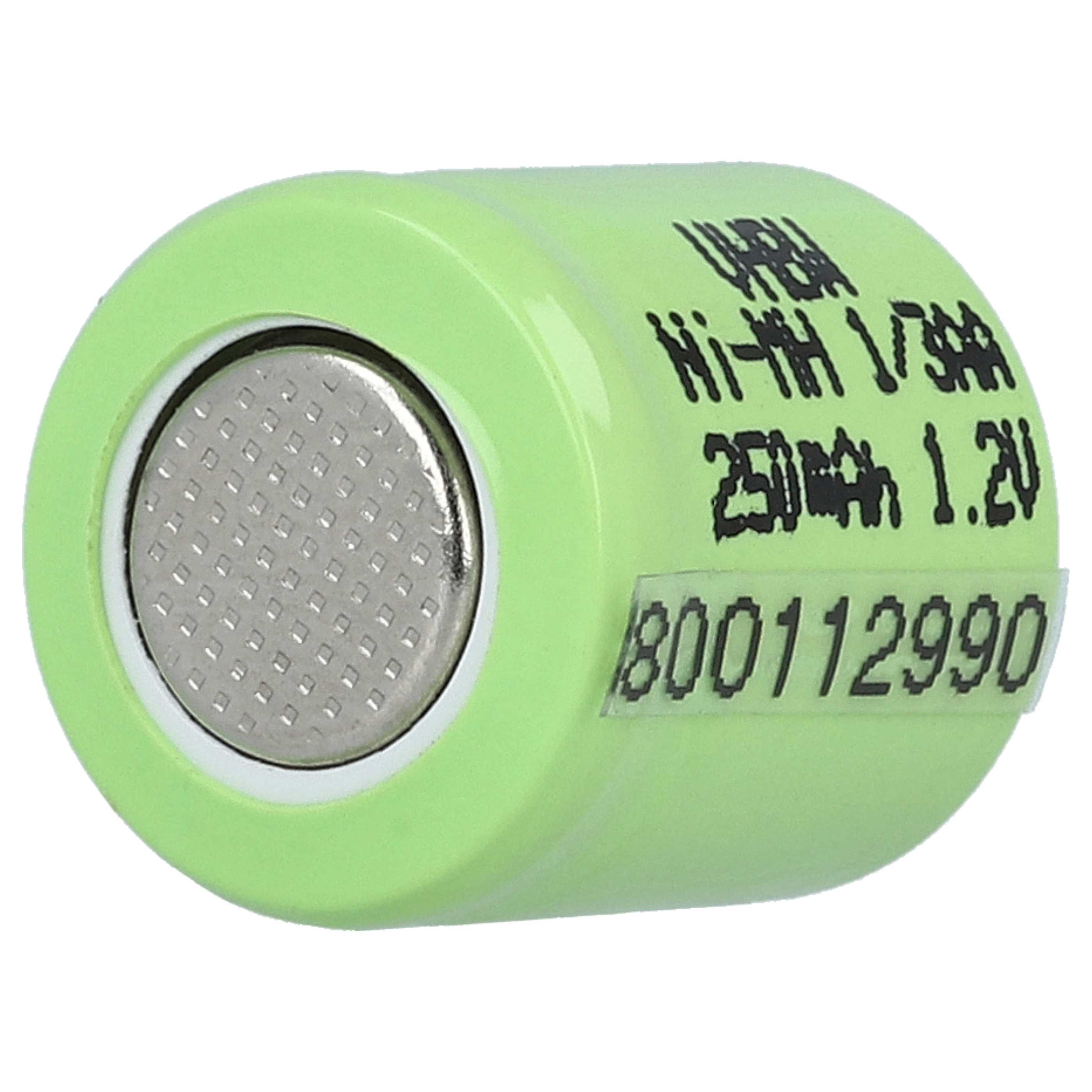 Batterie (2 pcs.) remplace 1/3AA modèle radio-télécommandé - 250mAh 1,2V NiMH