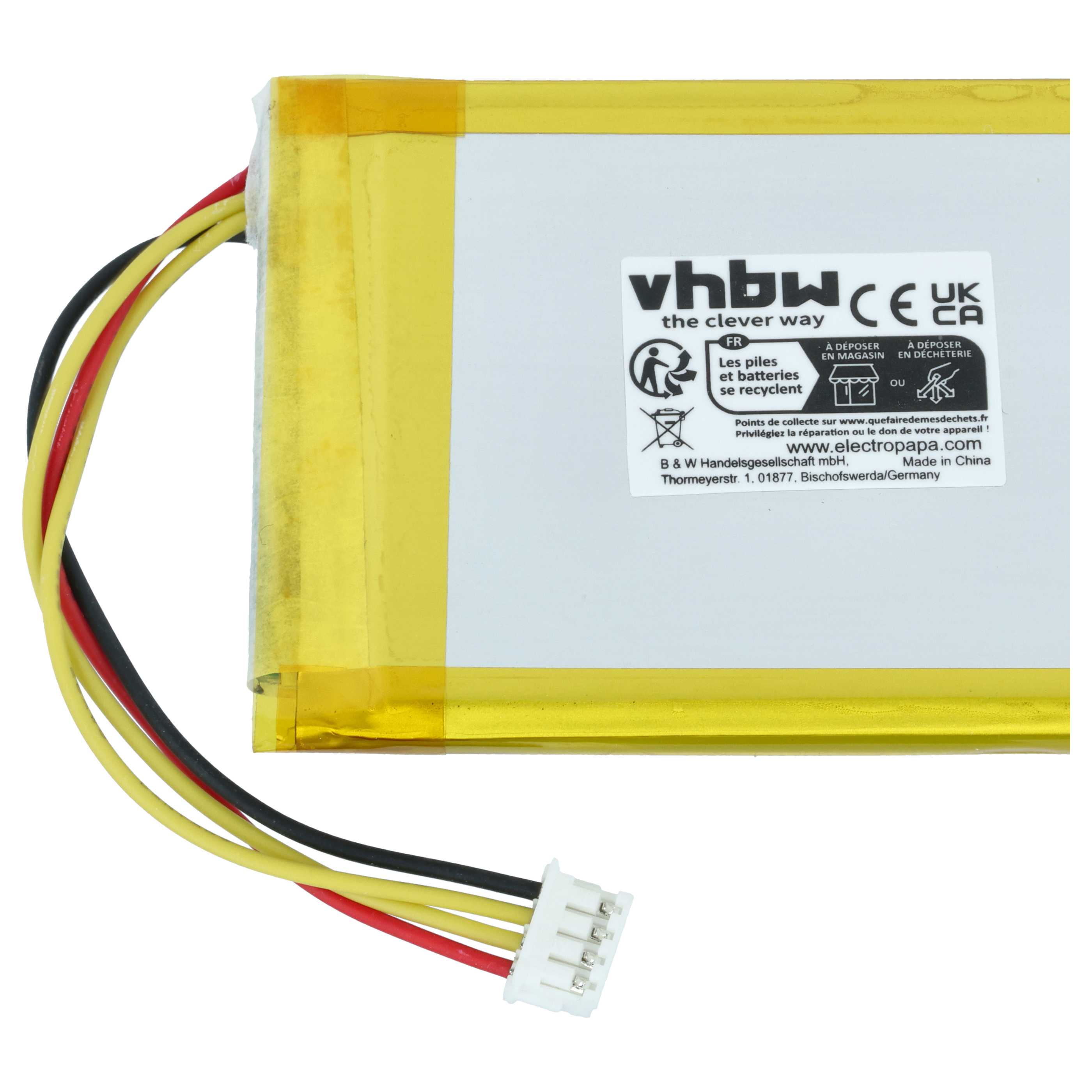 Akumulator do głośnika zamiennik JBL MLP284154, GO2/MLP284154 - LiPo 730mAh