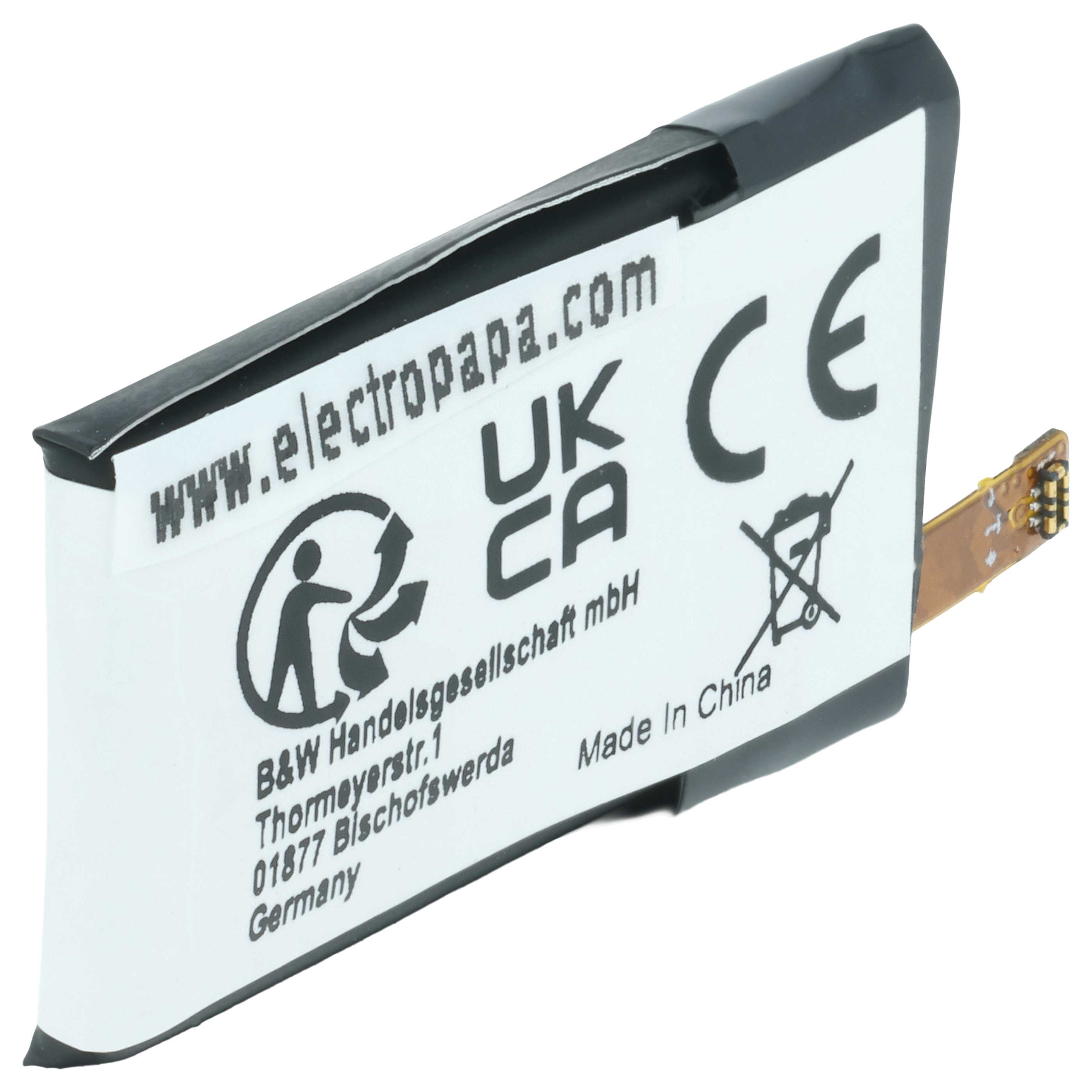 Smartwatch Battery replaces Fitbit R-41021555, 261827 - 150 mAh 3.85 V Li-polymer