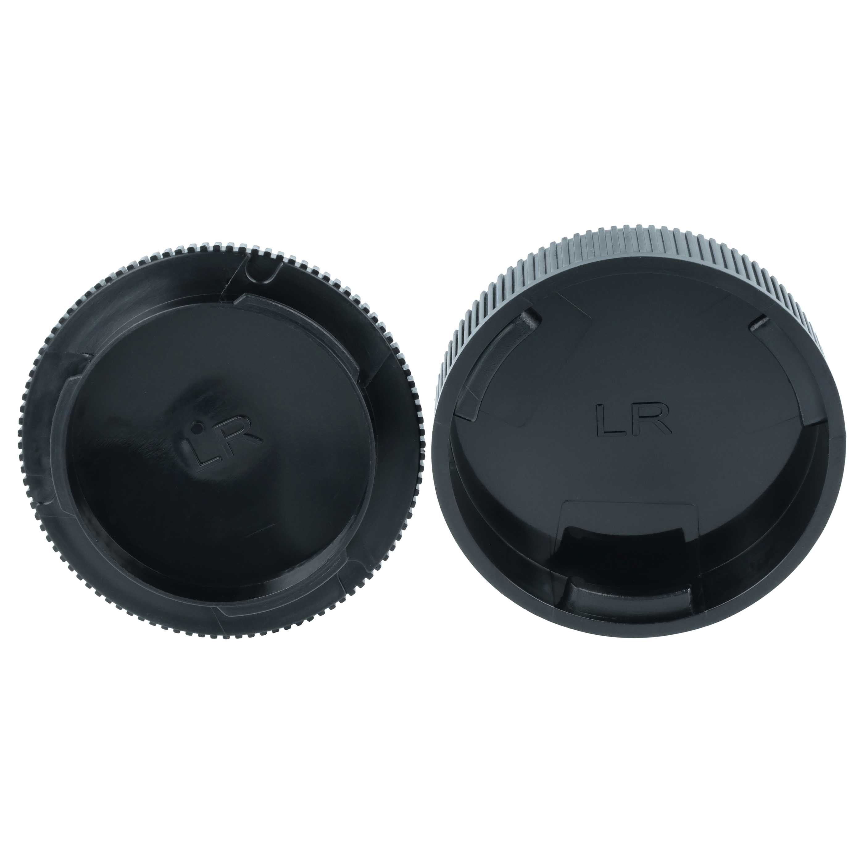 vhbw Lot de bouchons d'objectif compatible avec Carl Zeiss / Leica objectifs - Caches avant et arrière
