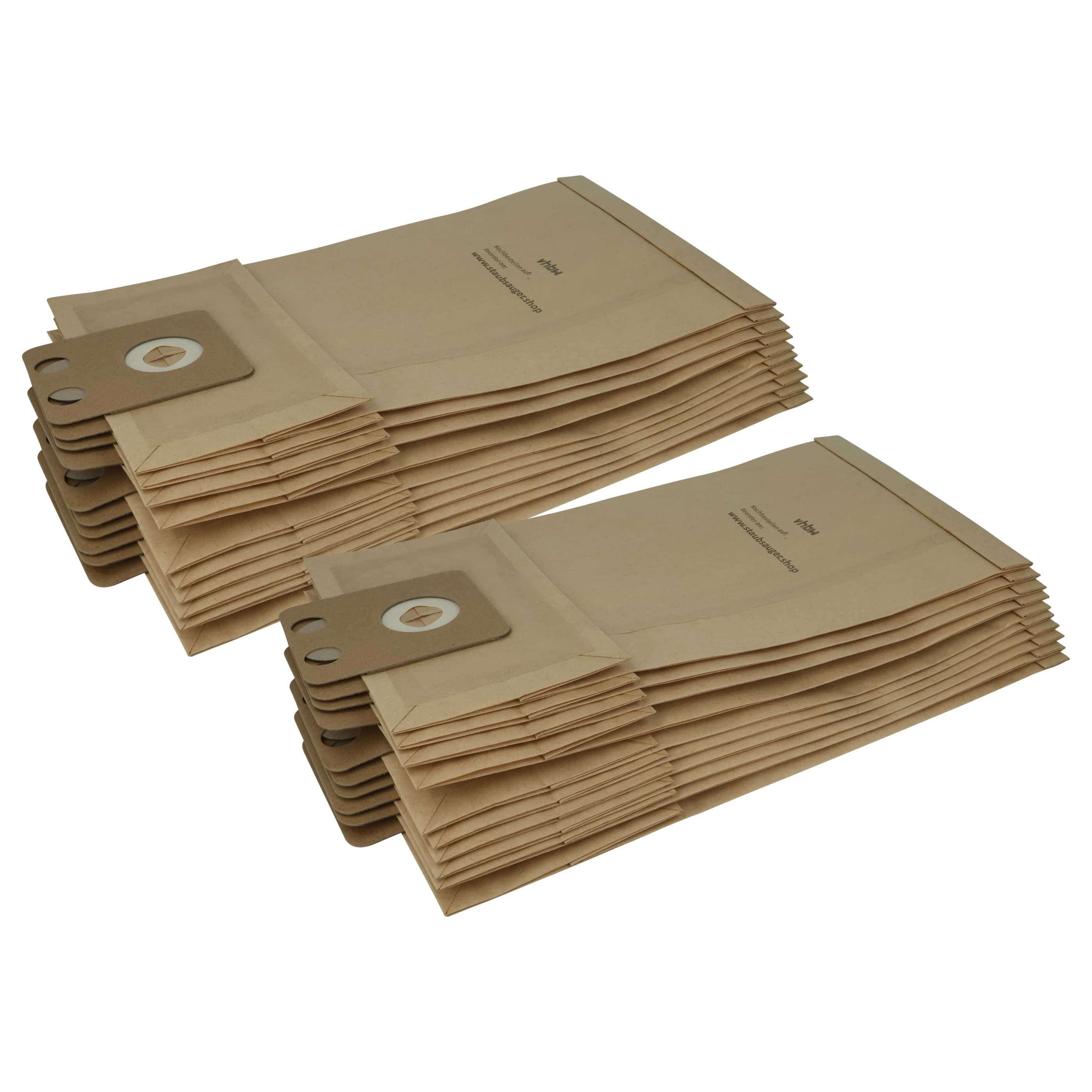 20x Sac remplace Nilfisk 1408618010, 5715492007653, 1408618000, 5715492012114 pour aspirateur WAP - papier