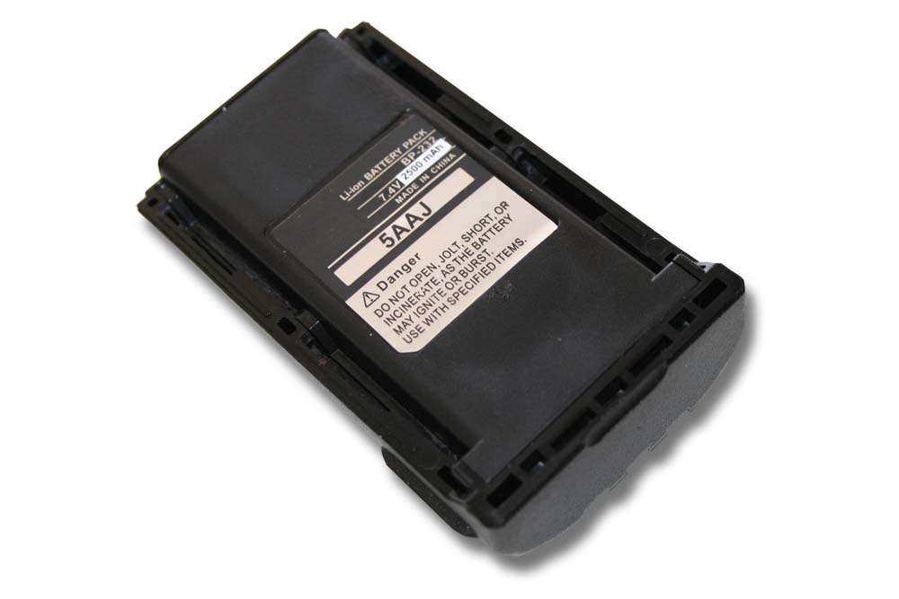 Batterie remplace Icom BJ-2000, BP-231, BP-230, BP-230N pour radio talkie-walkie - 2500mAh 7,4V Li-ion