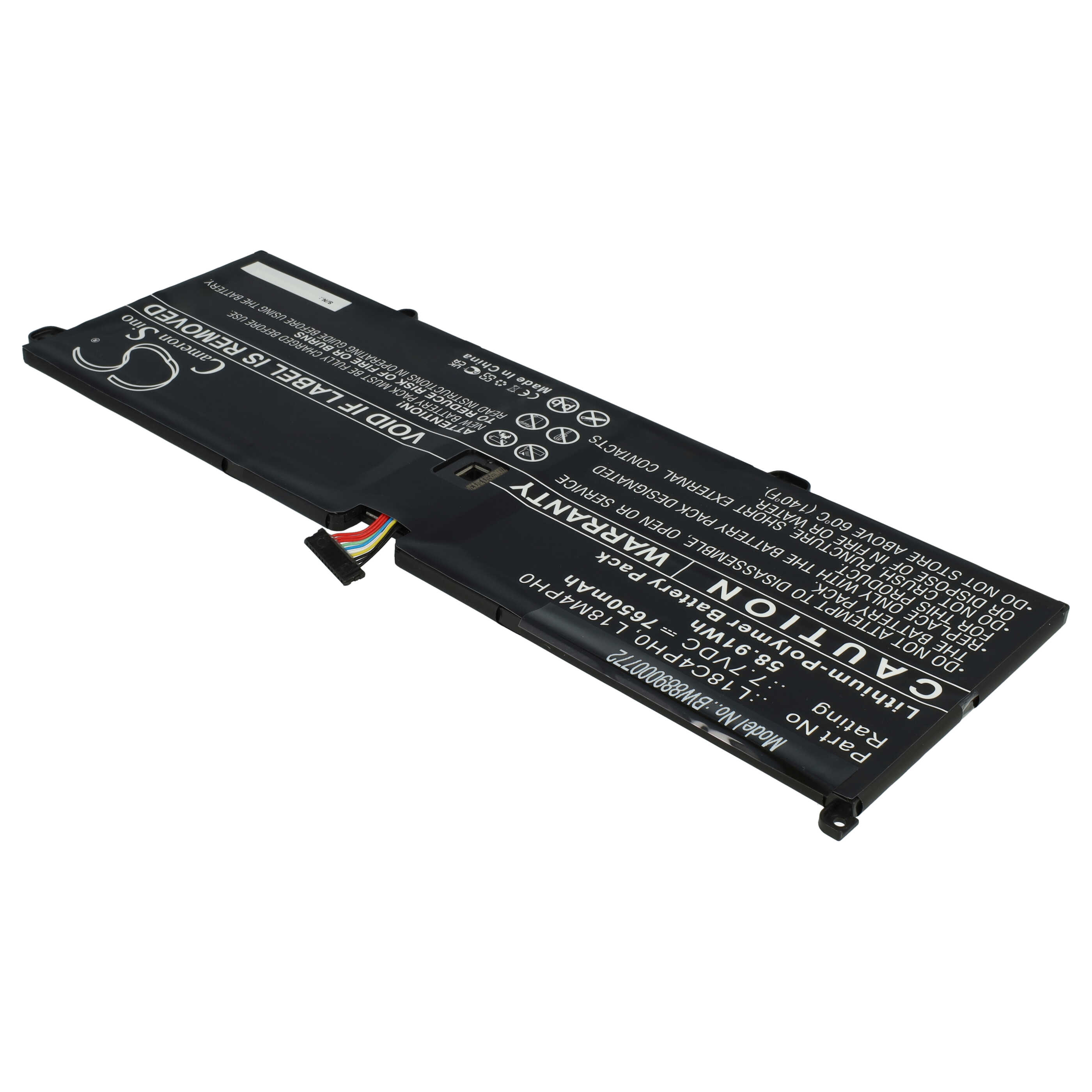 Notebook Battery Replacement for Lenovo 5B10T11585, 5B10T11586, 5B10T11686 - 7650mAh 7.7V Li-polymer