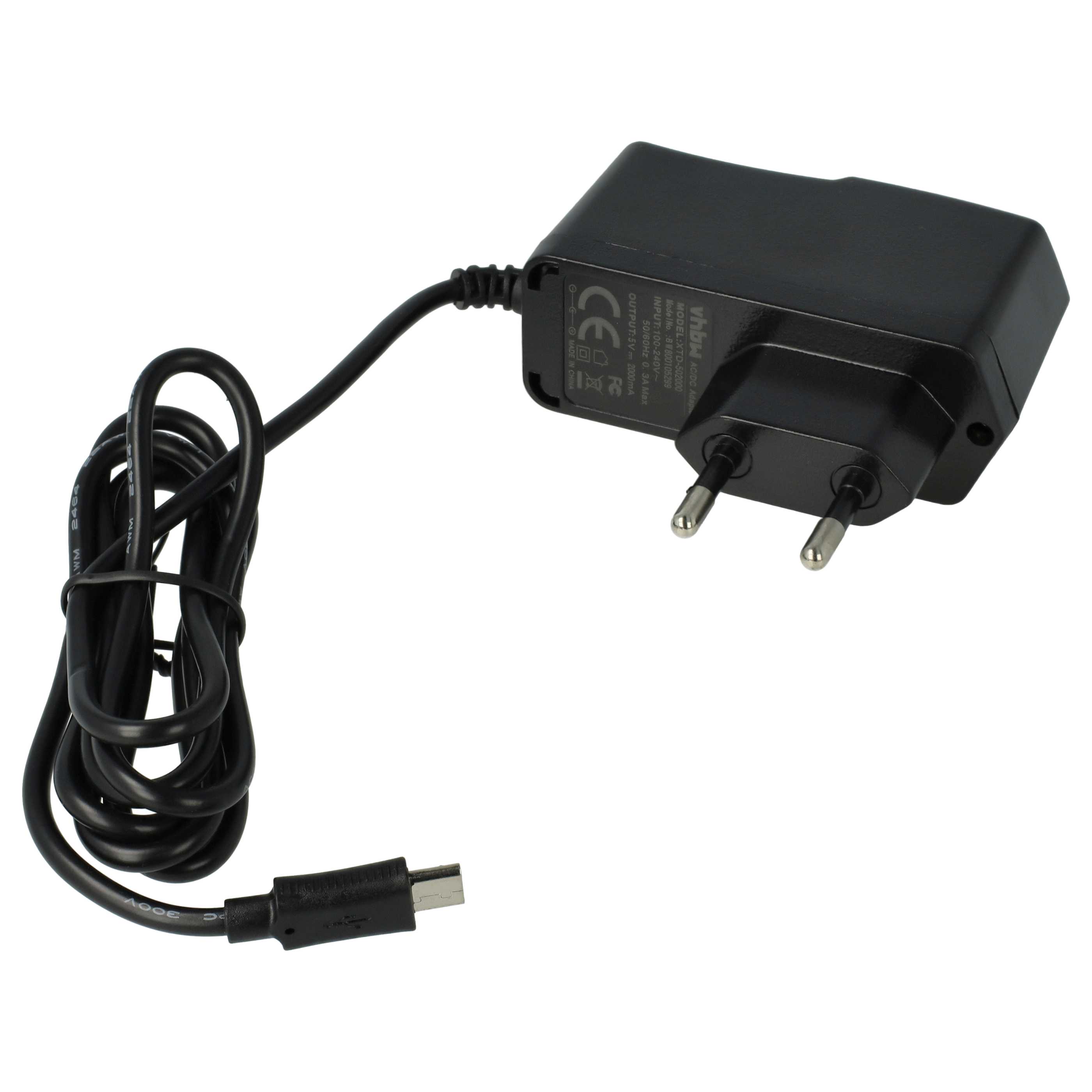 Micro USB Charger replaces Philips CP1759/01, CP1484/01 for Philips Electric Devices etc. - 2.0 A / 5 V