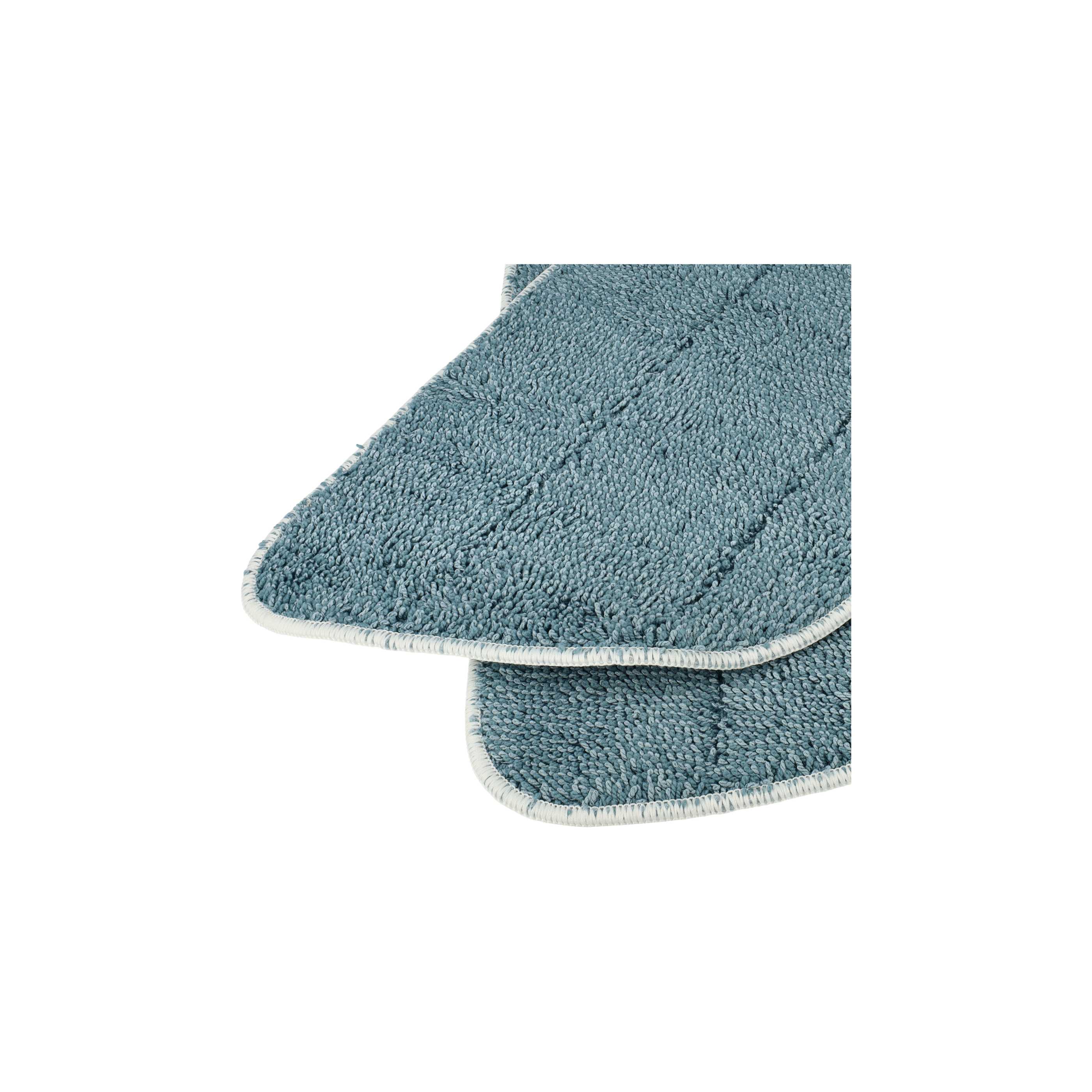 4x Cleaning Pad replaces Leifheit 11941 for LeifheitHot Spray Steamer, Steam Mop - Microfibre grey-blue