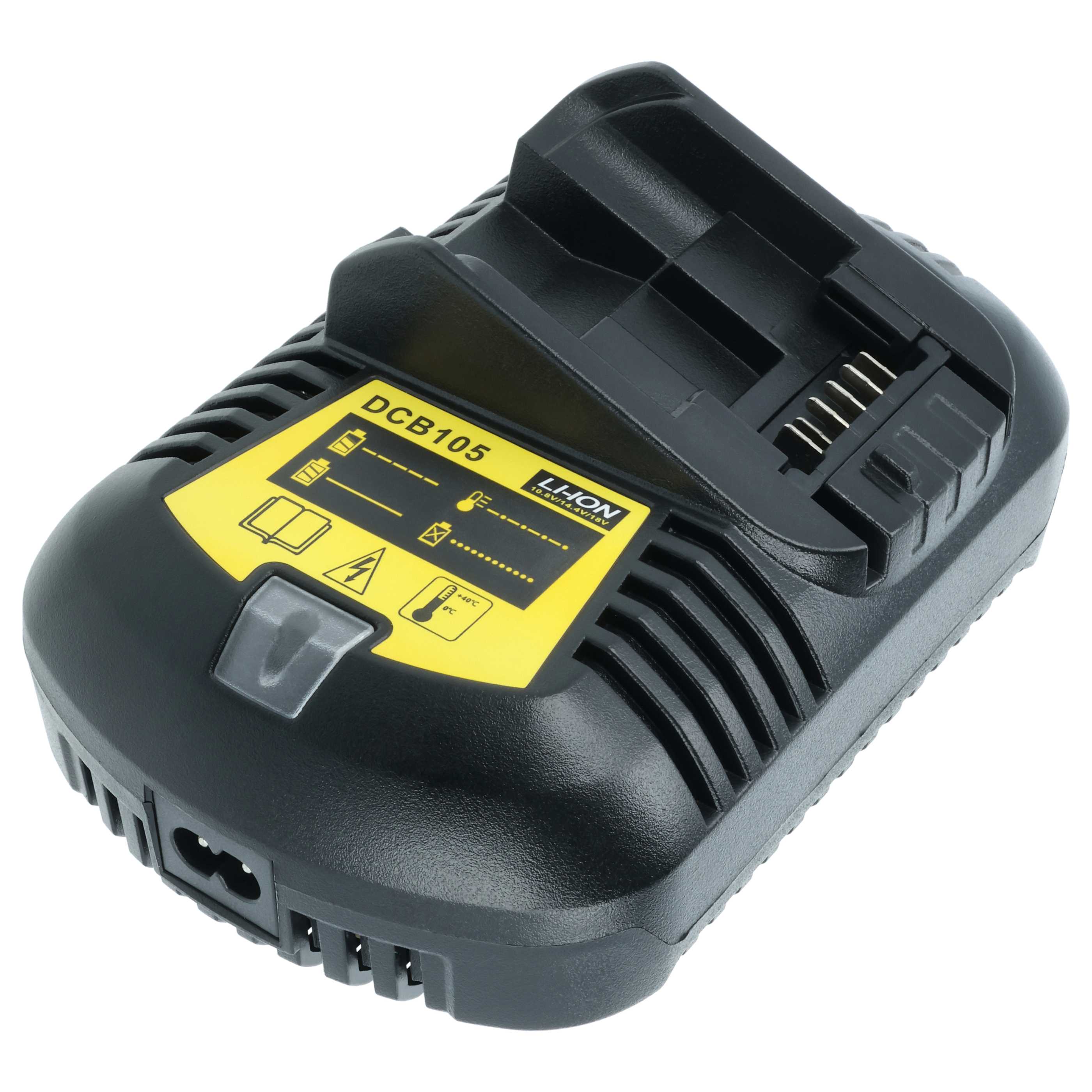 Charger replaces Dewalt DCB102, DCB120, DCB105, DCB112 for Dewalt Power Tool Batteries - Li-Ion, 3.0A