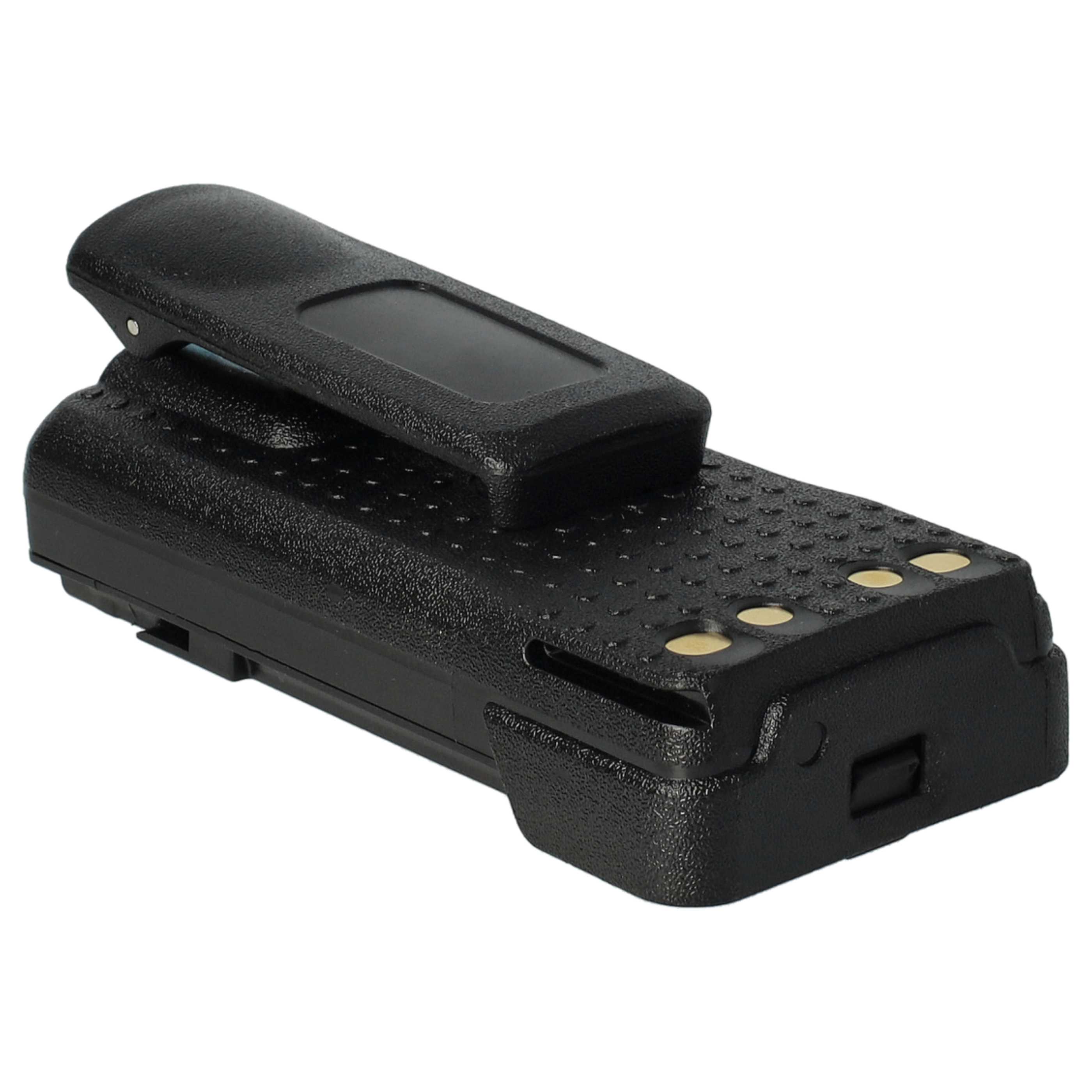 5x Batería reemplaza Motorola PMNN4406 para radio, walkie-talkie Motorola - 3350 mAh 7,4 V Li-Ion con clip