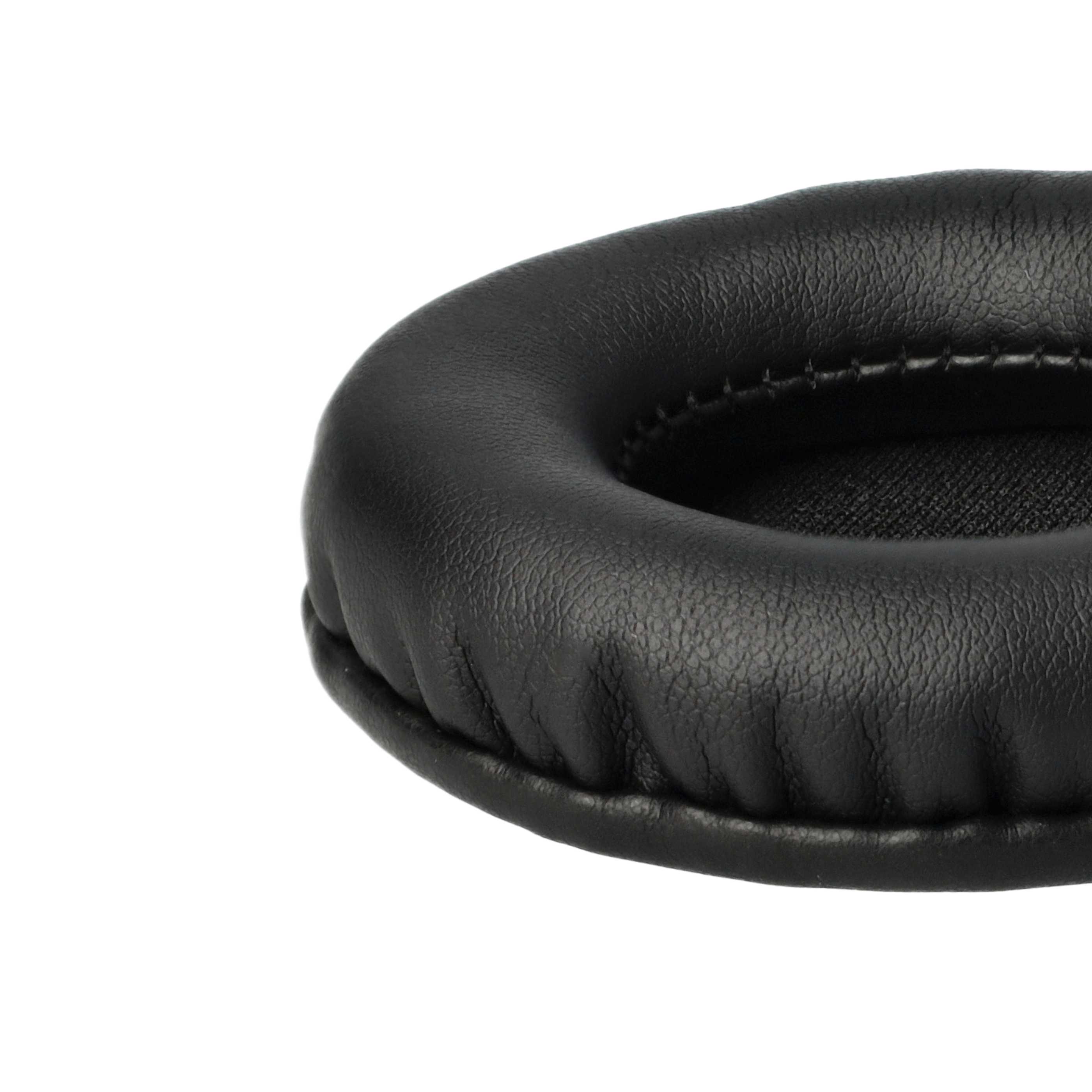 2x Poduszki do słuchawek słuchawek z nausznikami 65 mm / t.Bone HD 660 - pady śr. 6,5 cm , czarny