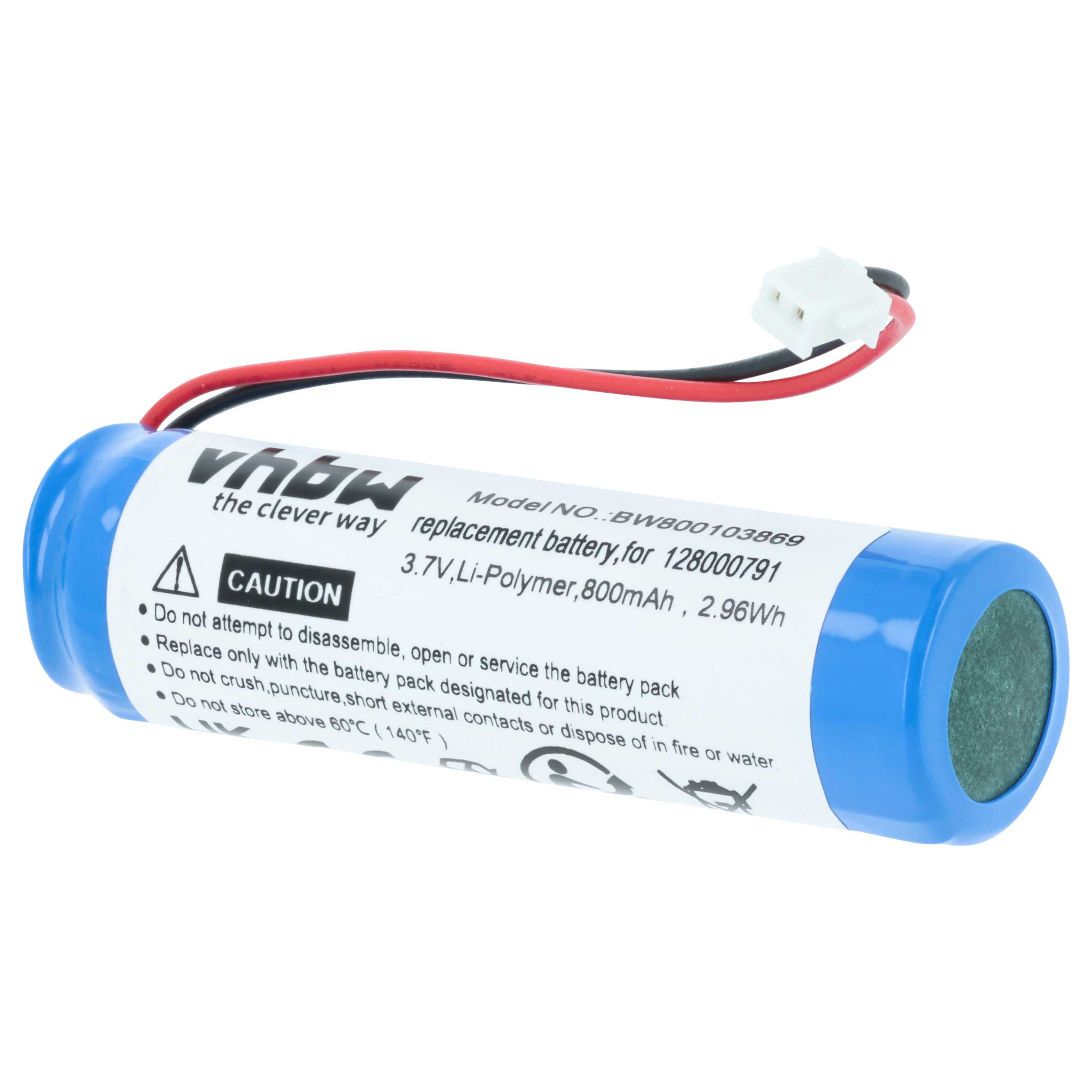 5x Battery replaces Datalogic 90ACC1945, 128000791 for Datalogic Barcode Scanner POS - 750 mAh 3.7 V