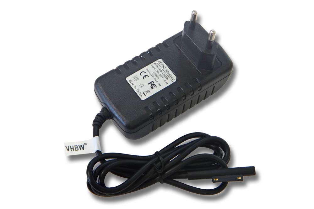 Mains Power Adapter suitable for Microsoft Surface Pro 3 Tablet - 120 cm