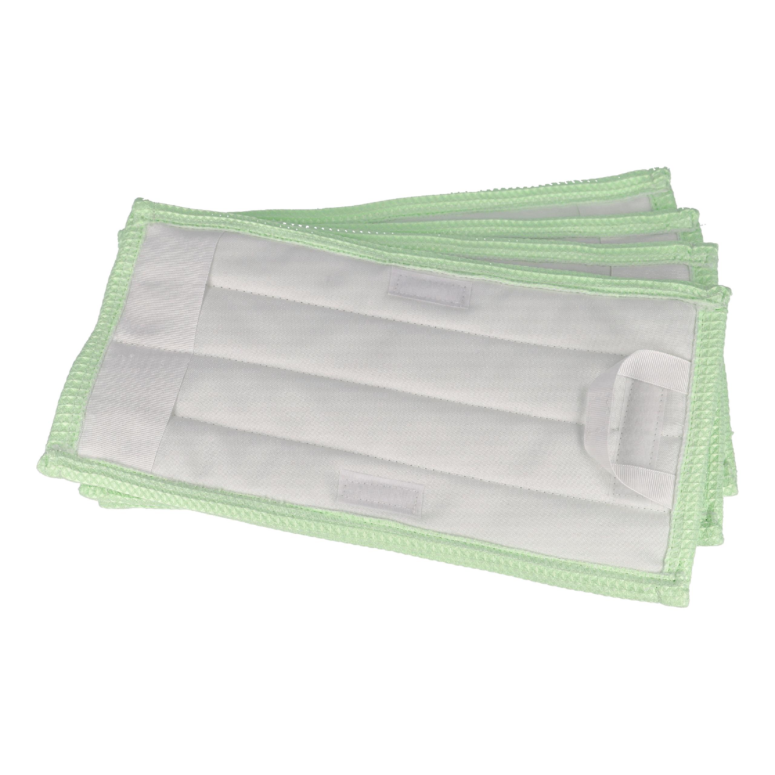  Cleaning Cloth Set (4 Part) replaces Kobold MF520/530 Universal Soft for Vacuum Cleaner - microfibre