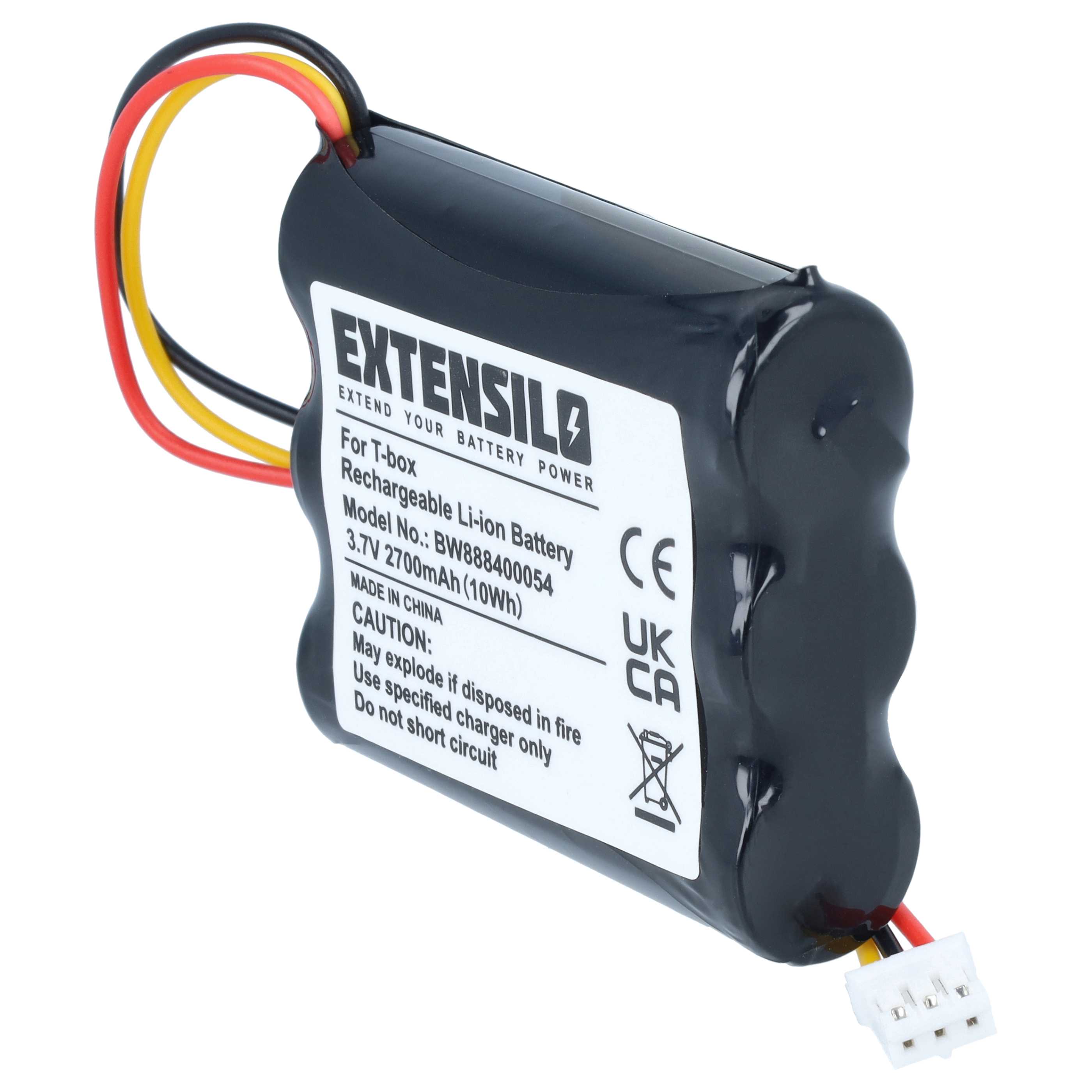 EXTENSILO Batteria per radio raccontastorie Toniebox Tonie Box - 2700mAh 3,7V Li-Ion