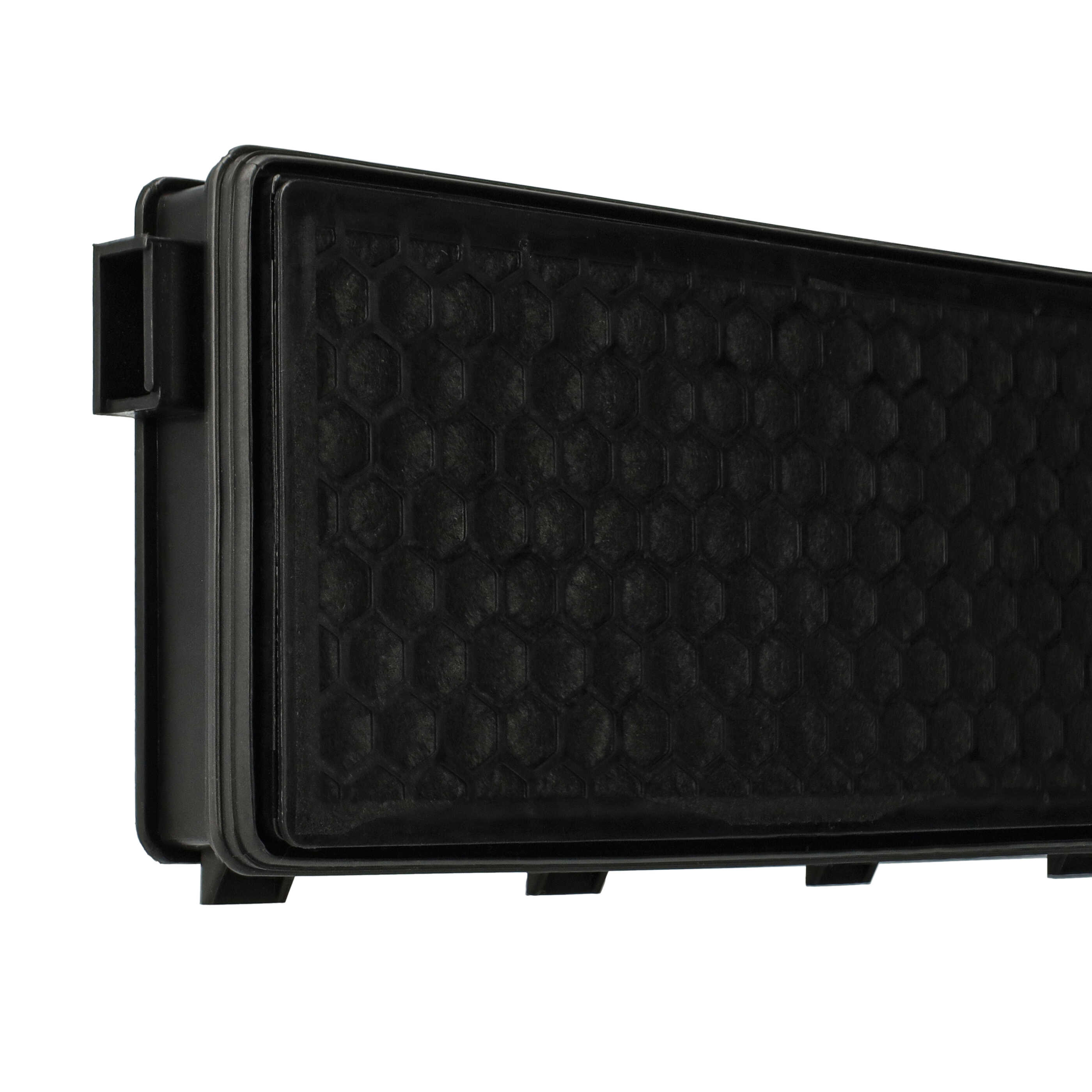 Filtro reemplaza Miele 5996880, 5996882, 5996881 para aspiradora - filtro de escape HEPA negro / blanco