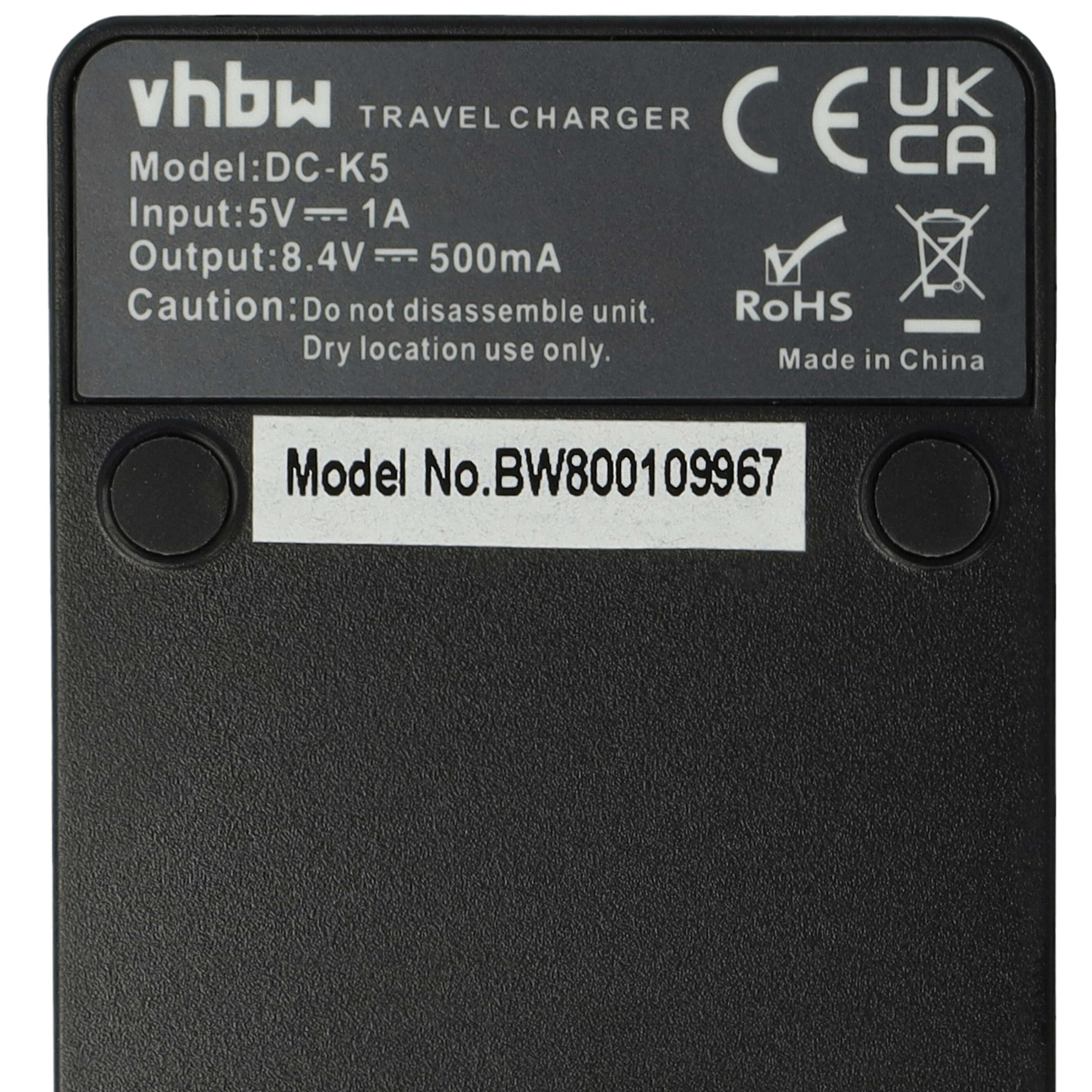 Battery Charger suitable for Nikon EN-EL21 Camera etc. - 0.5 A, 8.4 V